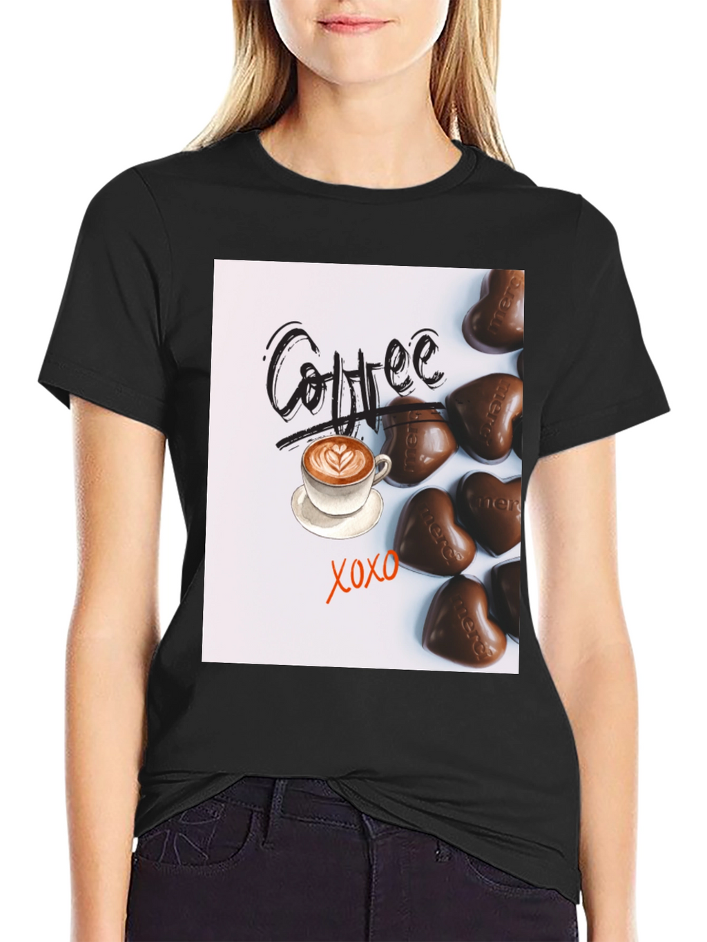 Coffee & Chocolate Graphic T-Shirt