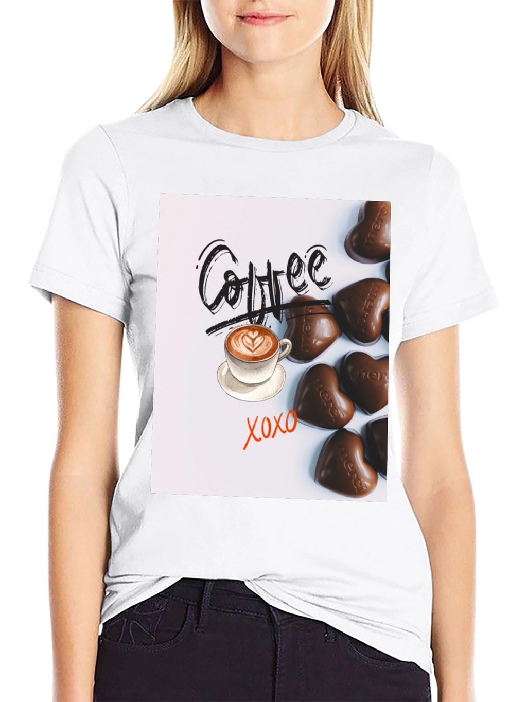 Coffee & Chocolate Graphic T-Shirt