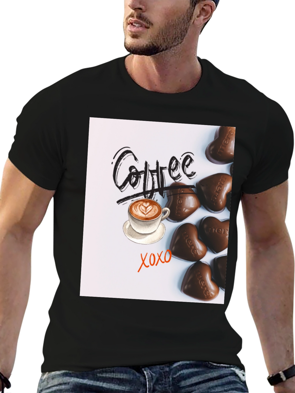 Coffee & Chocolate Graphic T-Shirt