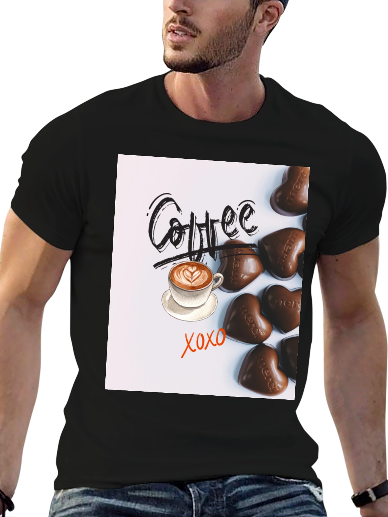Coffee & Chocolate Graphic T-Shirt