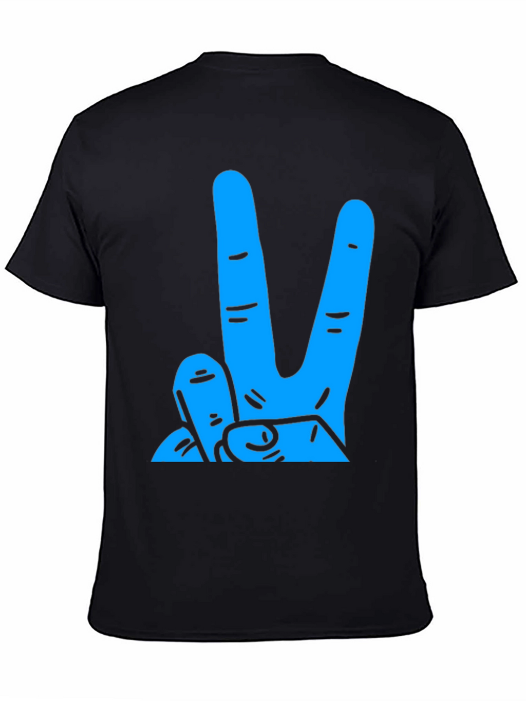 Peace Sign T-Shirt - Mens Black Graphic Tee