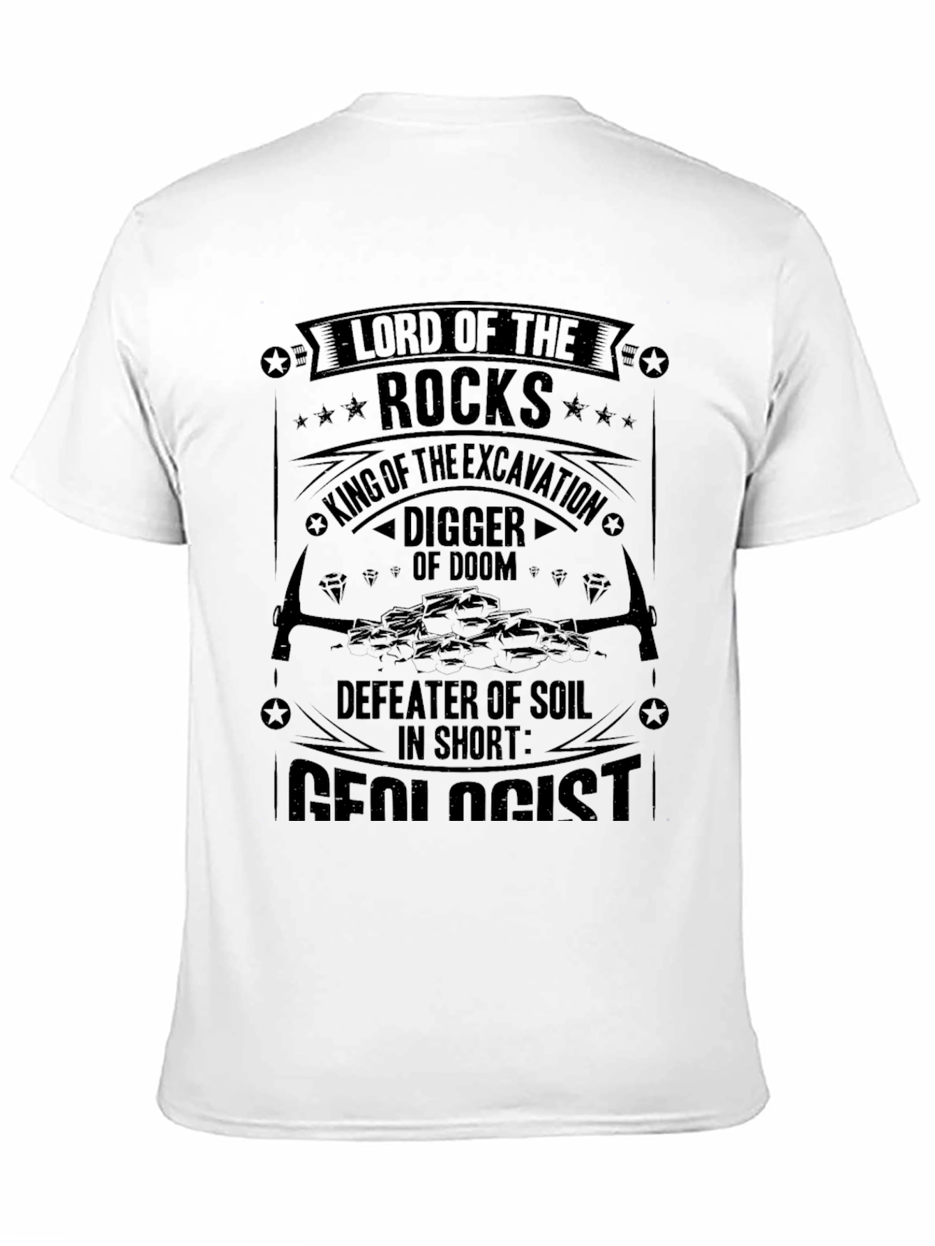 Lord of the Rocks Geologist Graphic T-Shirt