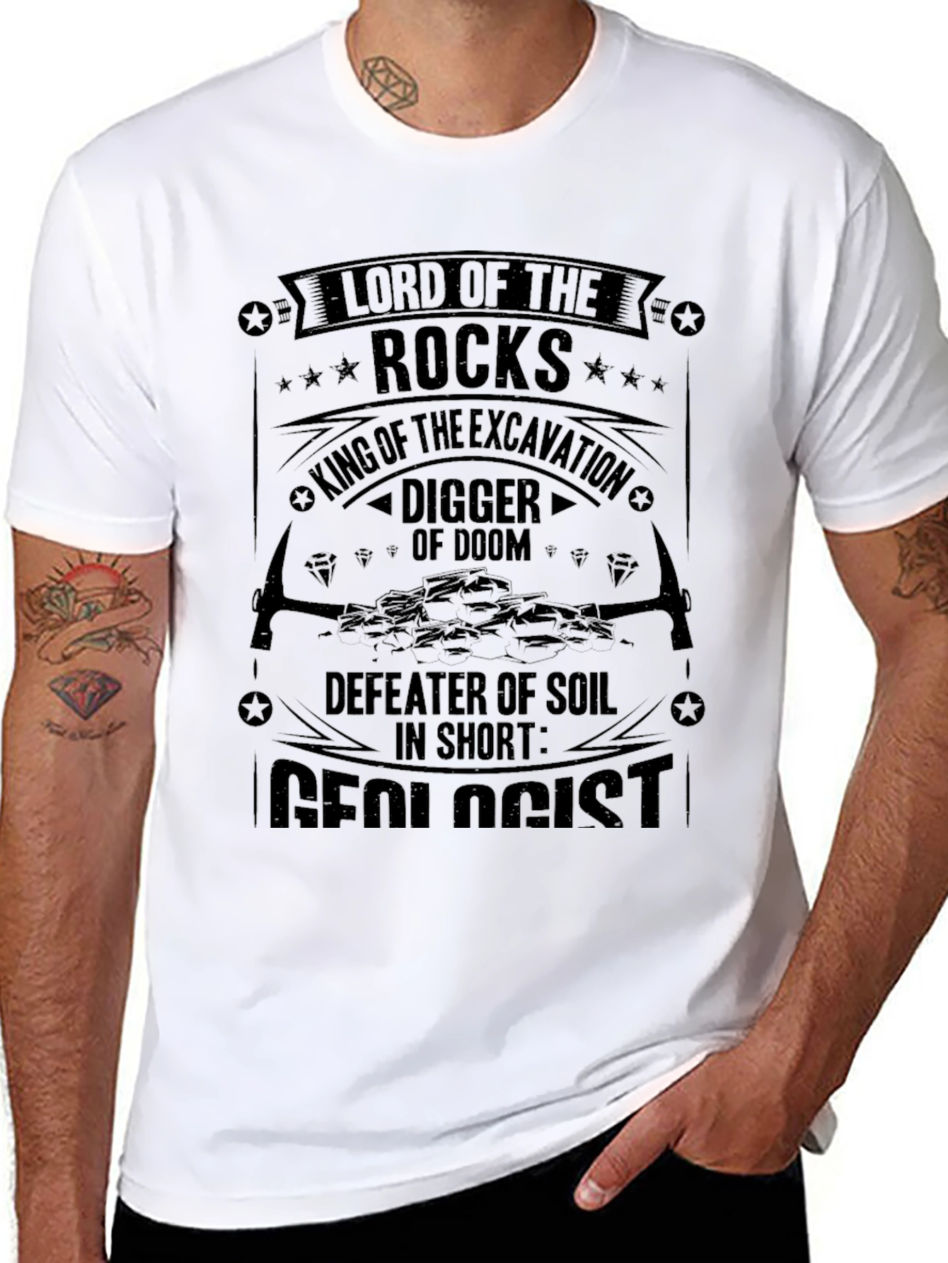 Lord of the Rocks Geologist Graphic T-Shirt