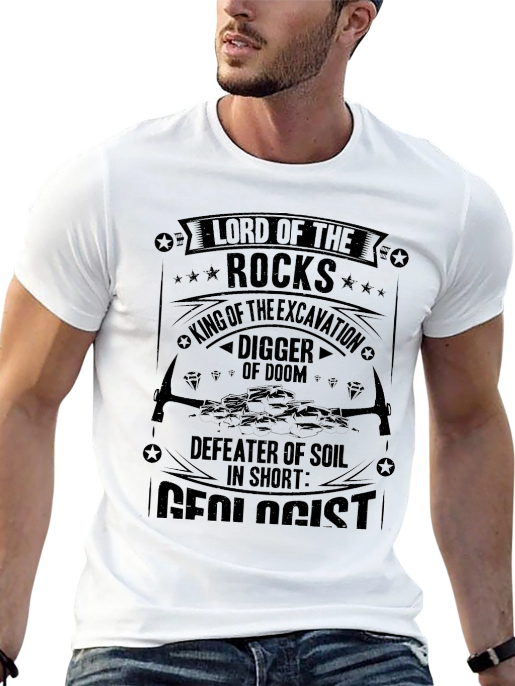 Lord of the Rocks Geologist Graphic T-Shirt
