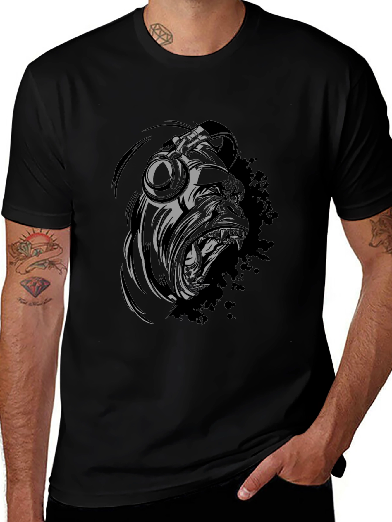Urban Ape Graphic Tee - Black
