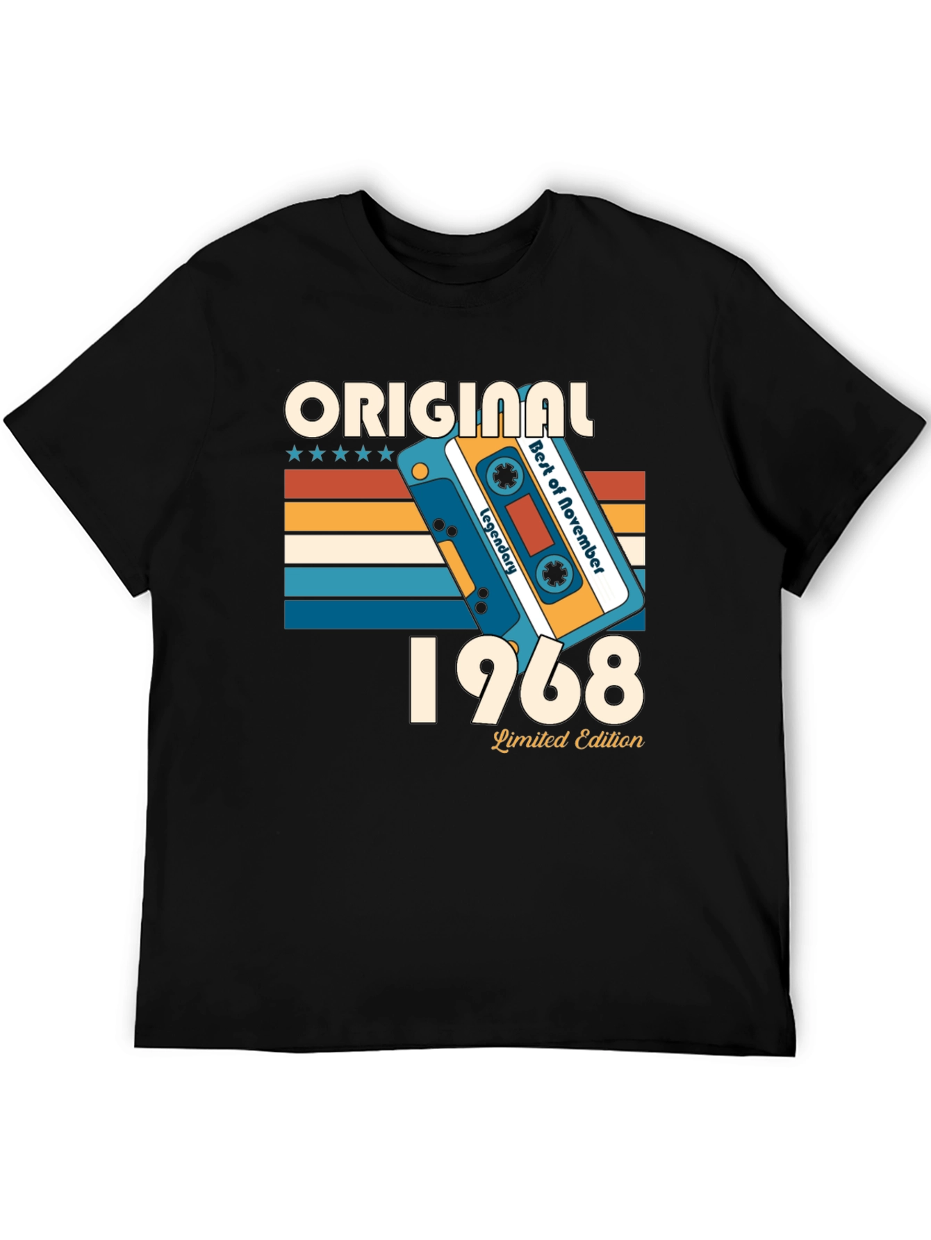 Original 1968 Limited Edition Cassette Tape T-Shirt