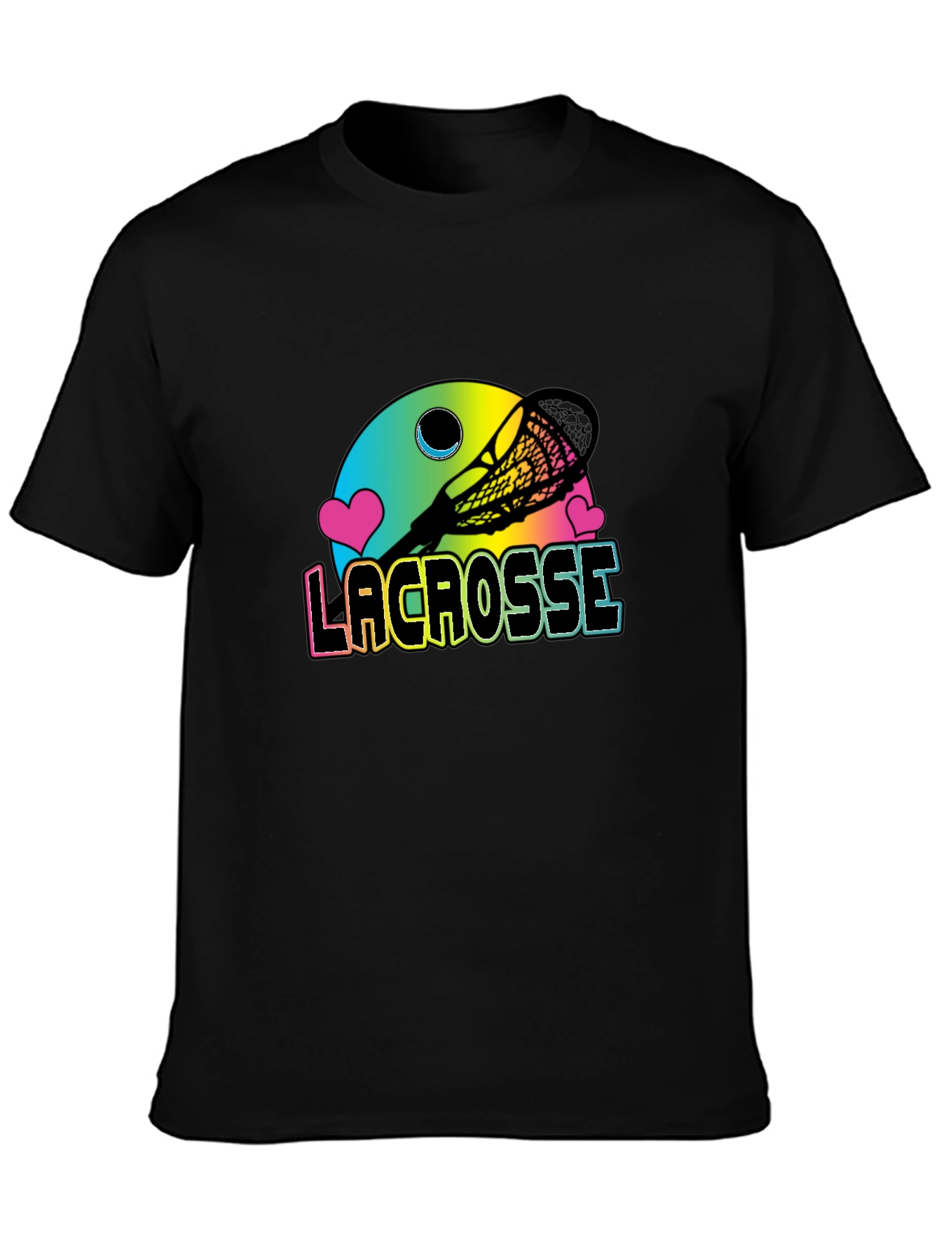 Lacrosse Love T-Shirt - Colorful Design
