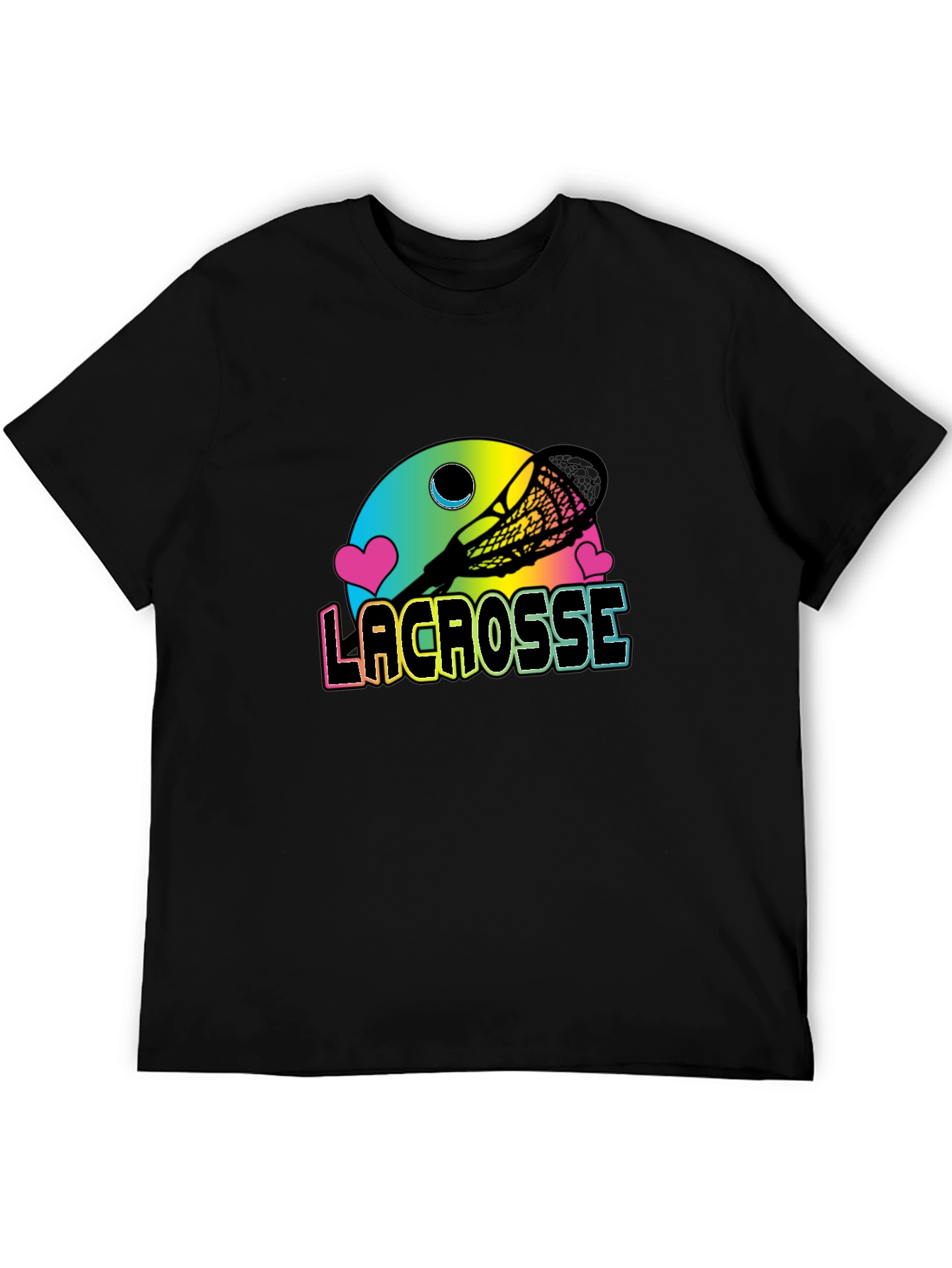 Lacrosse Love T-Shirt - Colorful Design
