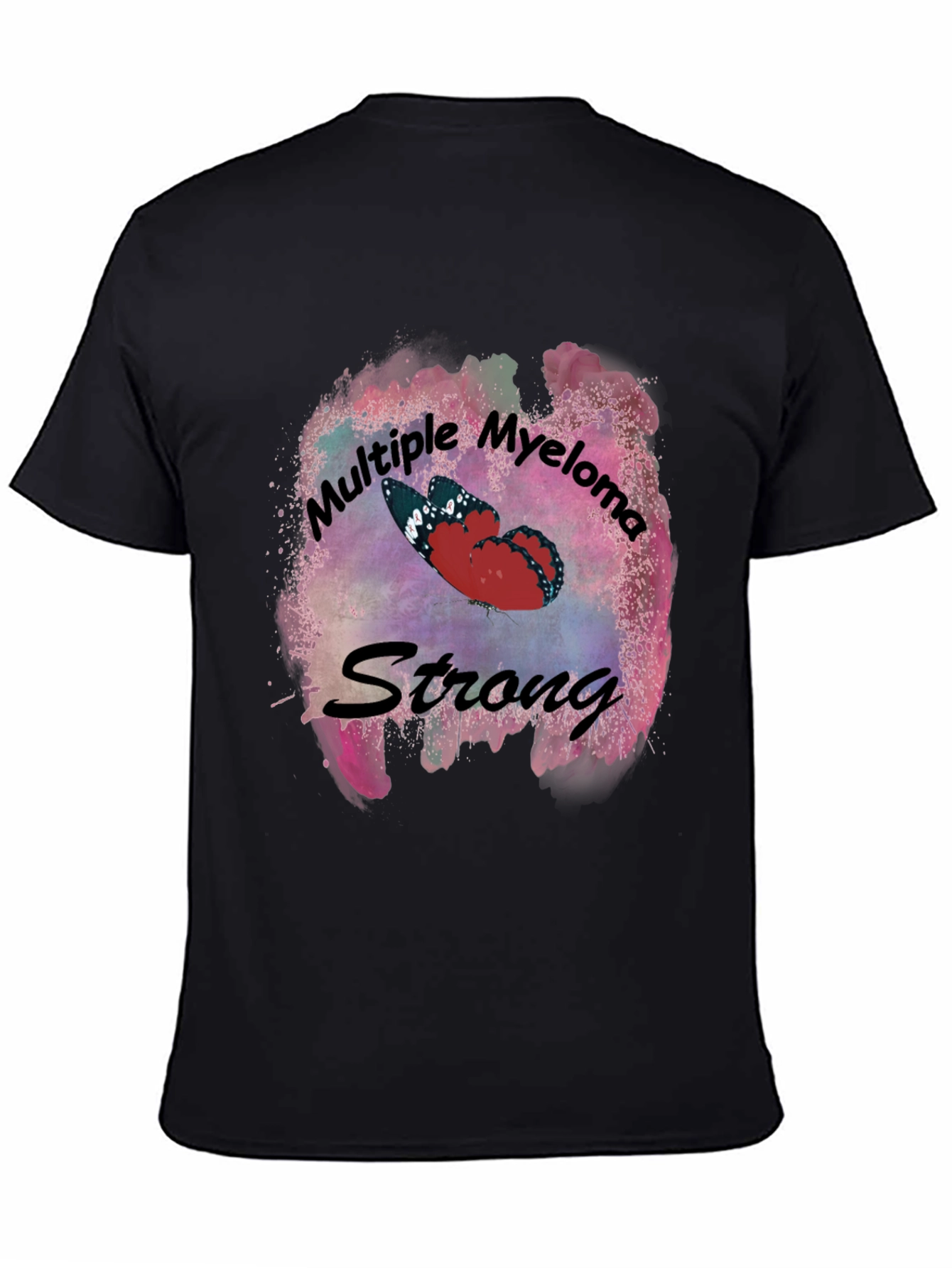 Multiple Myeloma Strong Butterfly T-Shirt