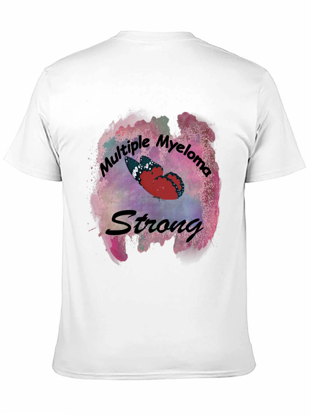 Multiple Myeloma Strong Butterfly T-Shirt