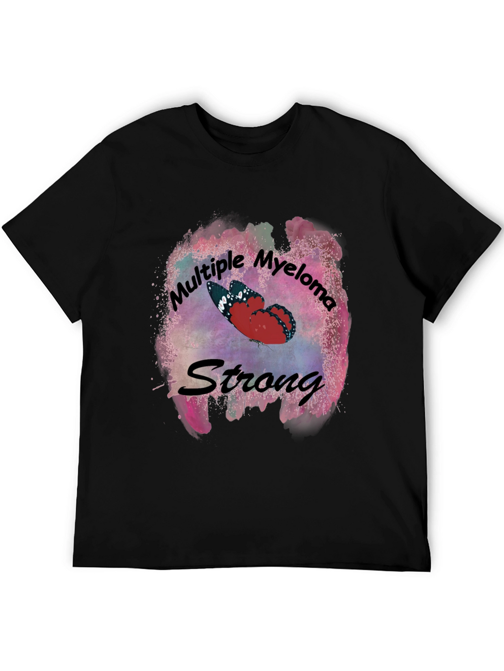 Multiple Myeloma Strong Butterfly T-Shirt