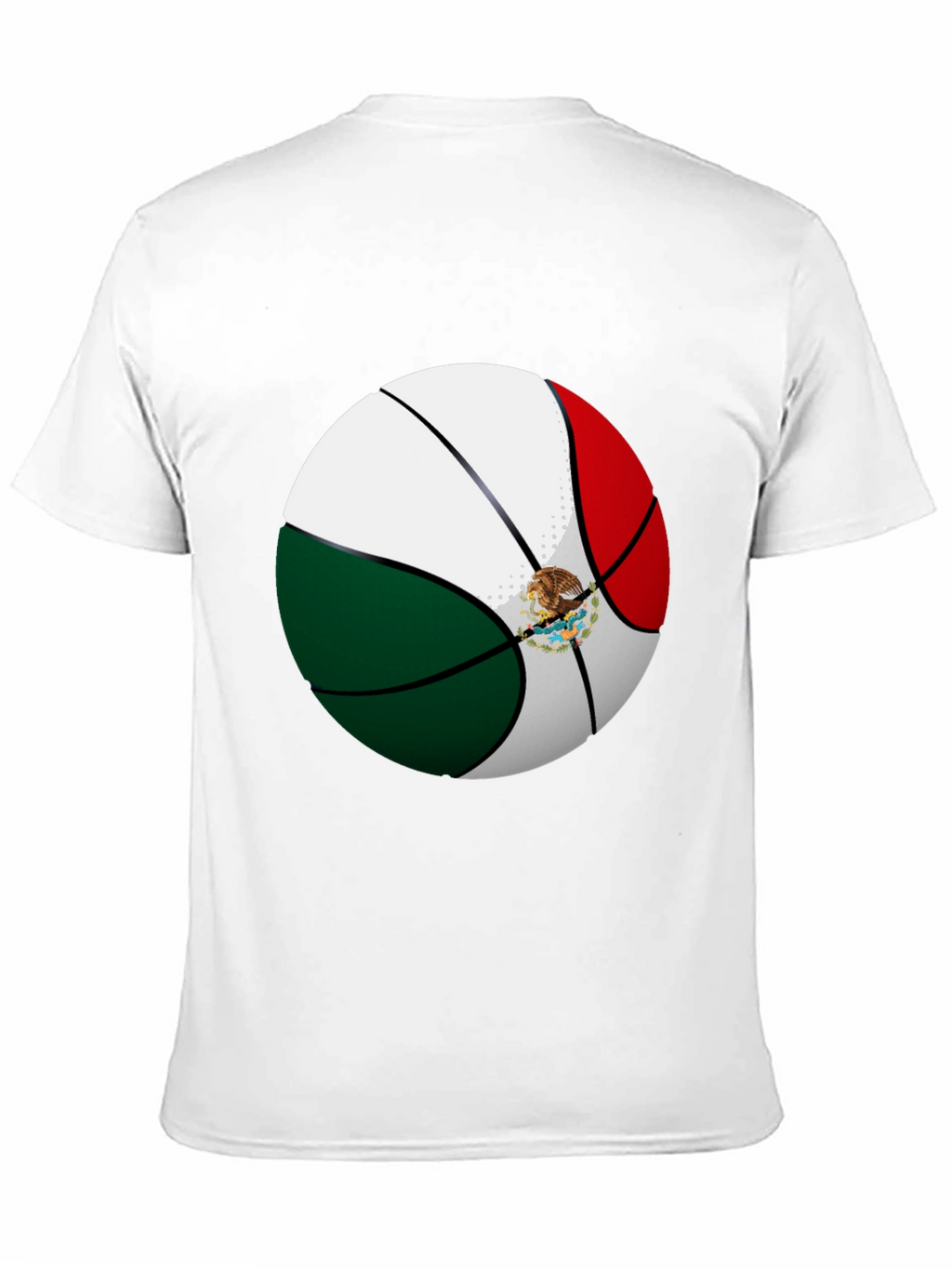 Mexico Flag Basketball Graphic Tee
