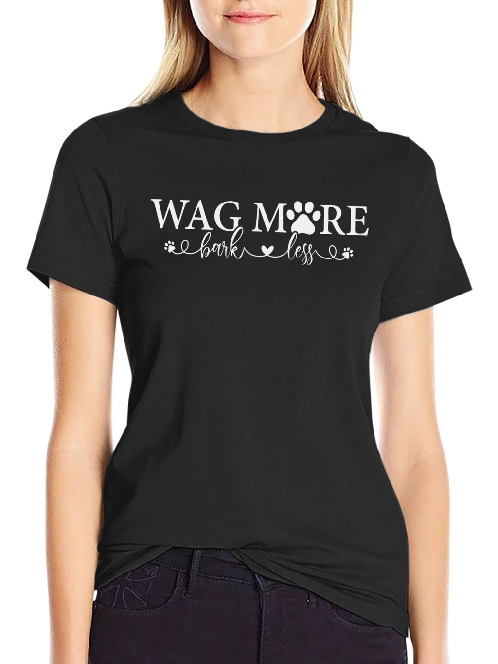 Wag More Bark Less Graphic Tee