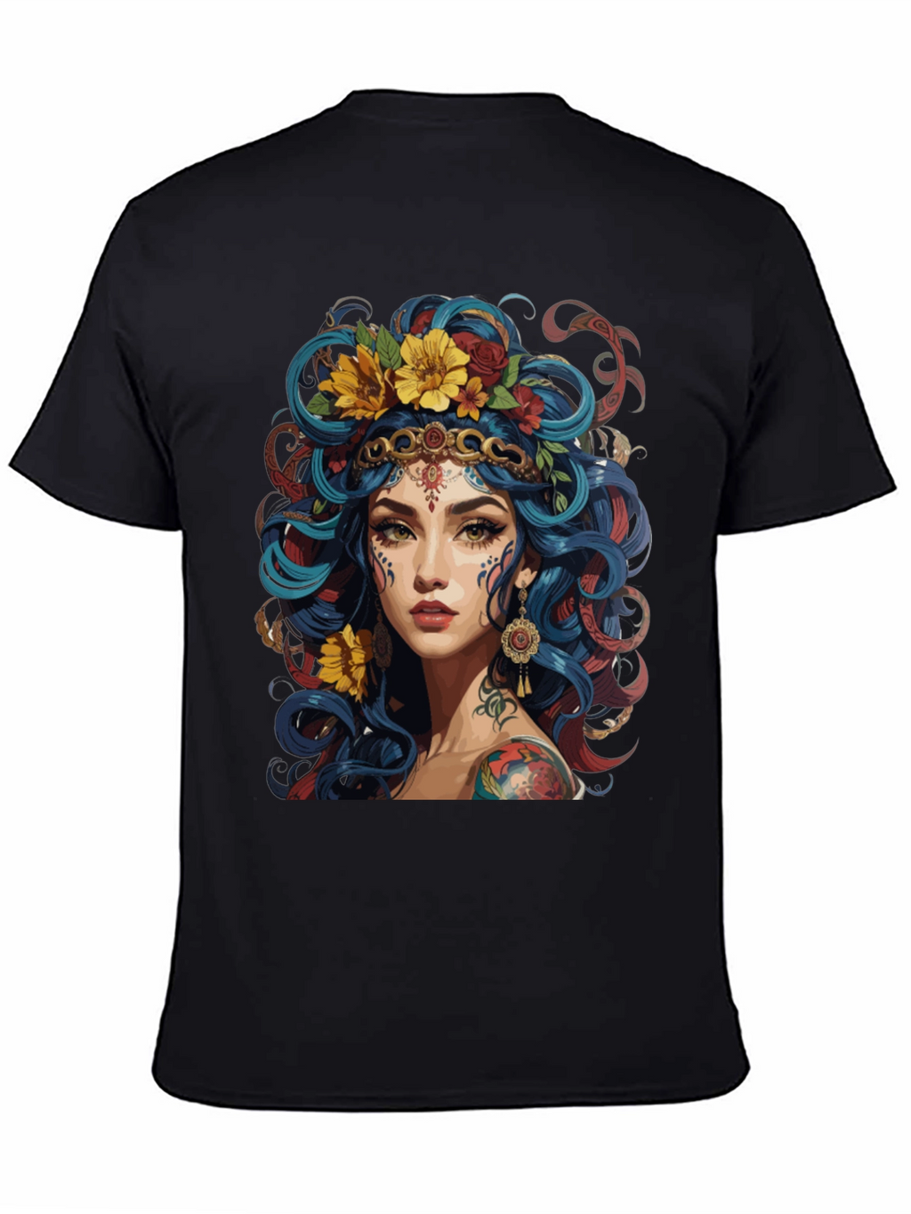 Bohemian Goddess Graphic T-Shirt