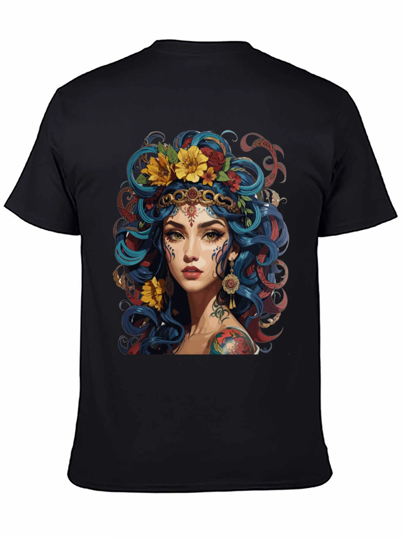 Bohemian Goddess Graphic T-Shirt