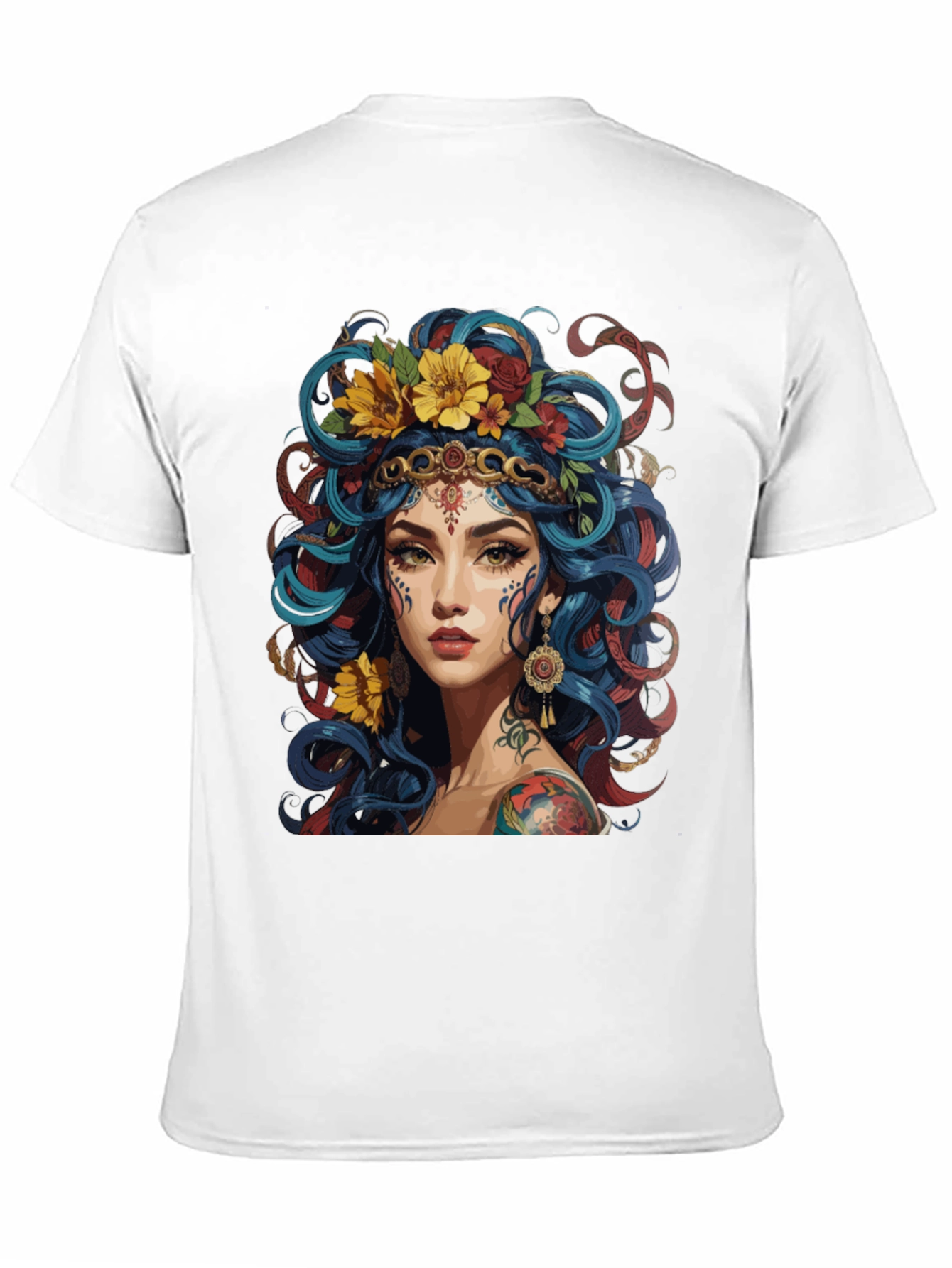 Bohemian Goddess Graphic T-Shirt