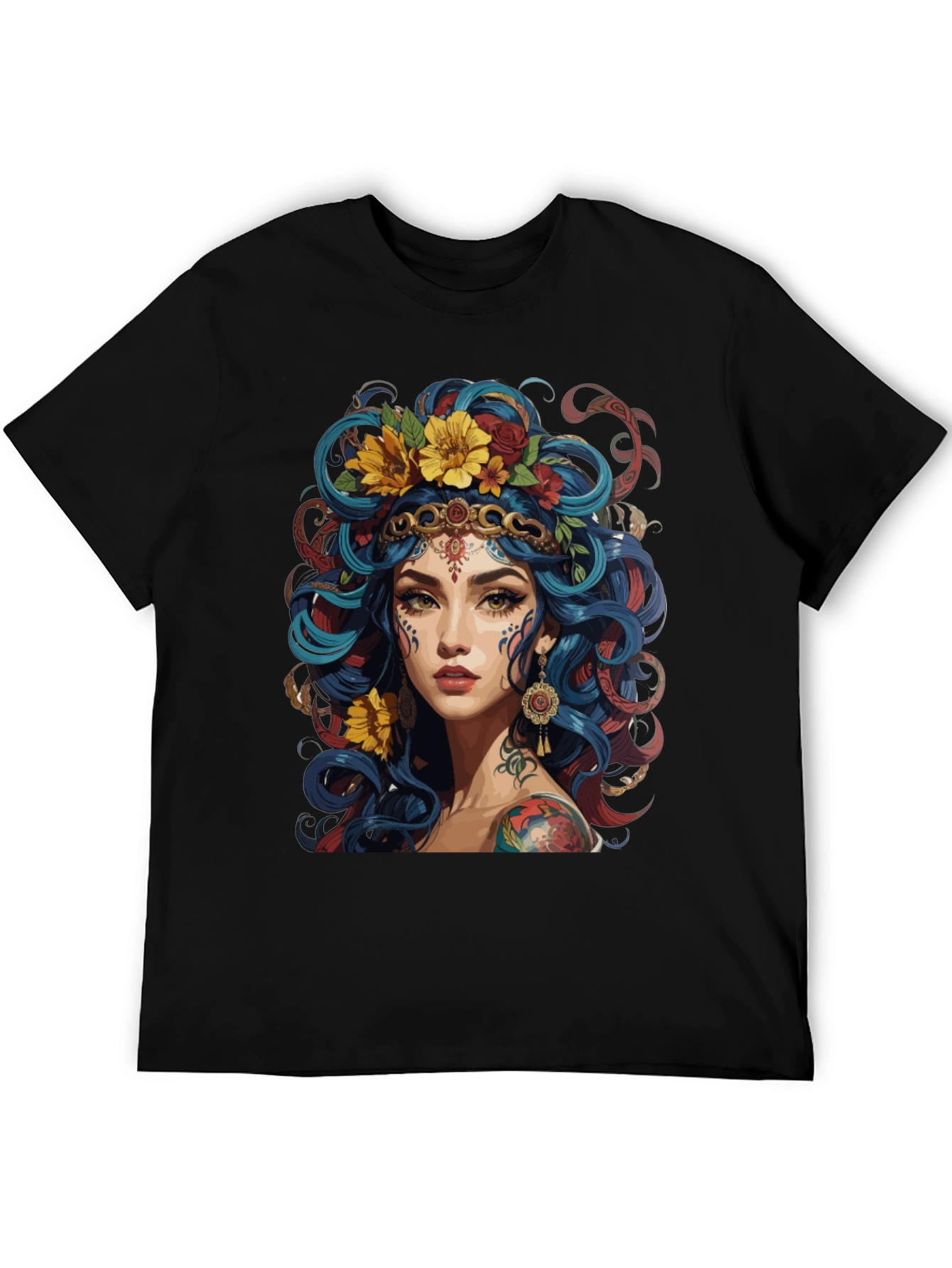 Bohemian Goddess Graphic T-Shirt