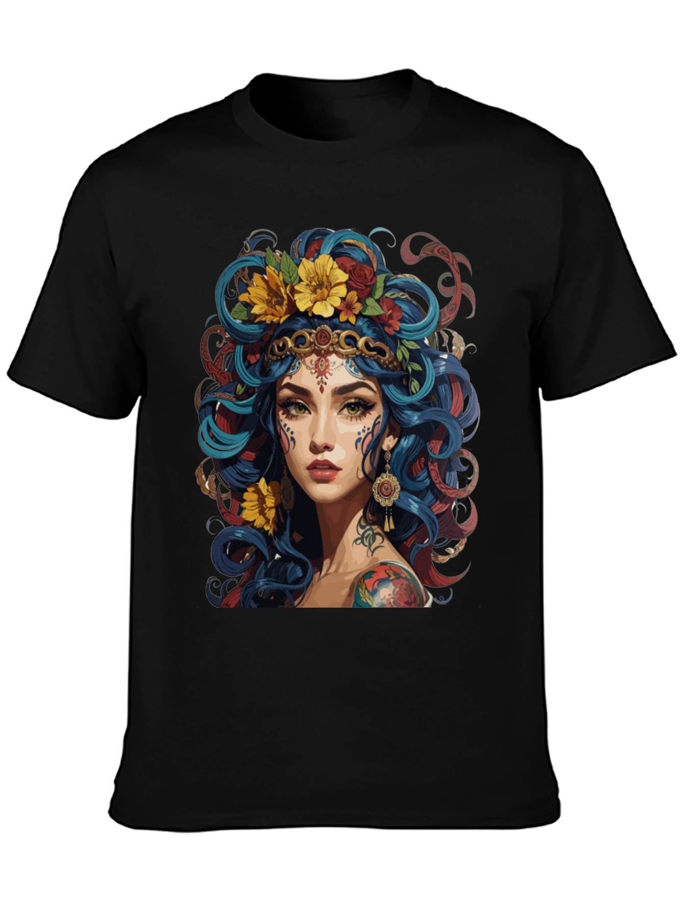 Bohemian Goddess Graphic T-Shirt