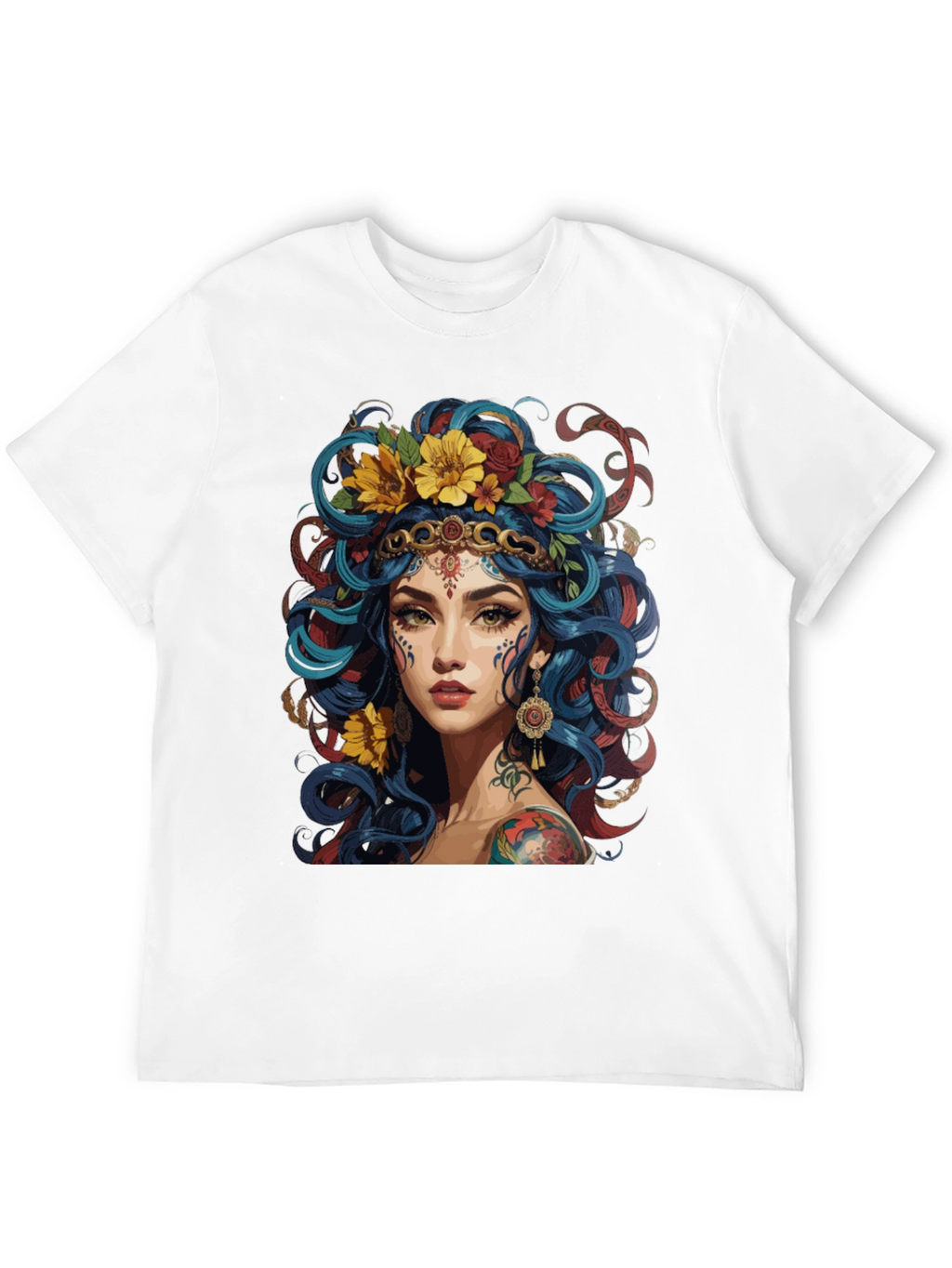 Bohemian Goddess Graphic T-Shirt