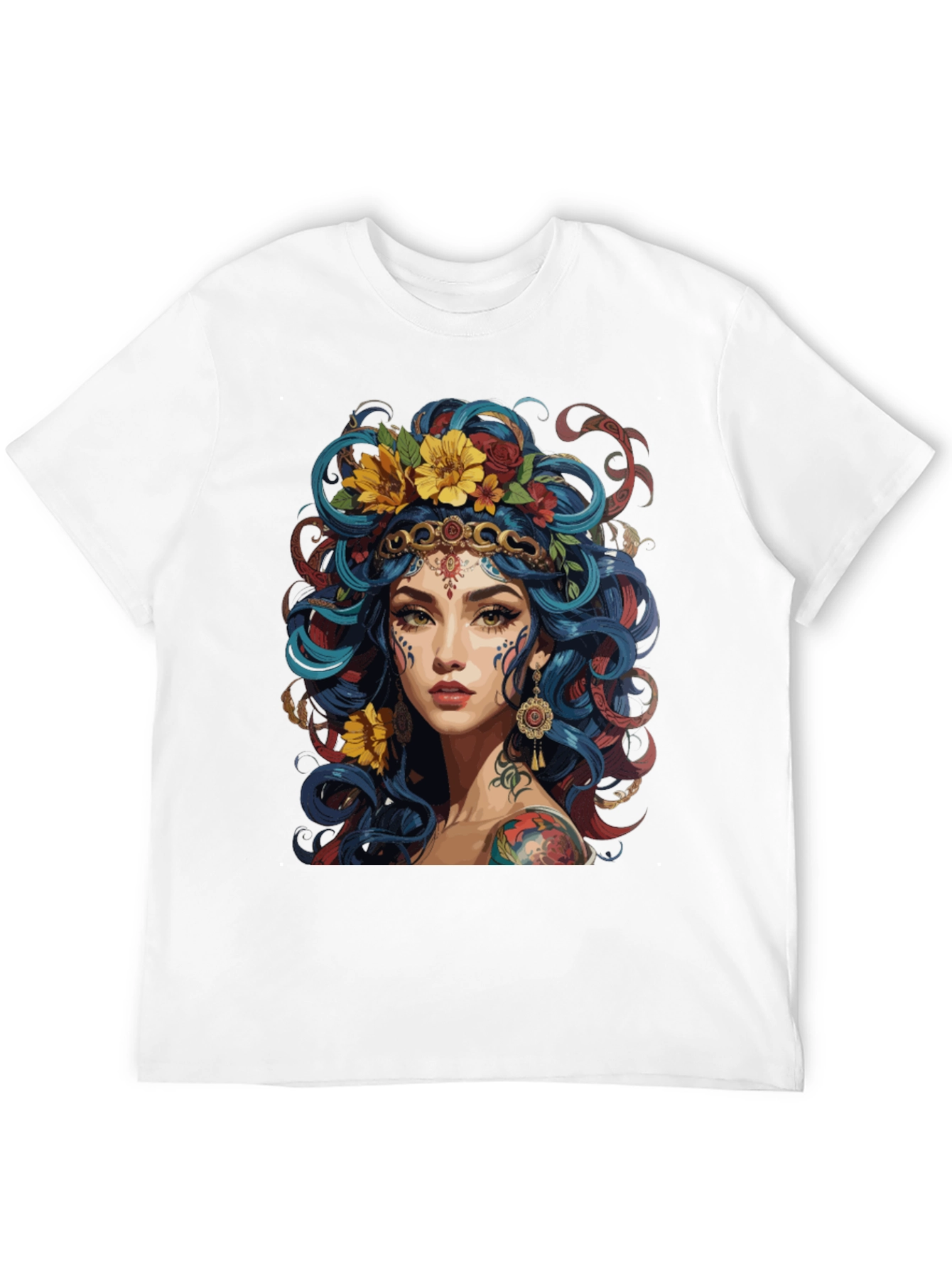 Bohemian Goddess Graphic T-Shirt