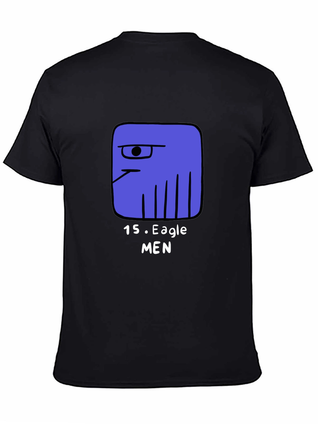 15 Eagle Men Graphic Tee - Black Short Sleeve