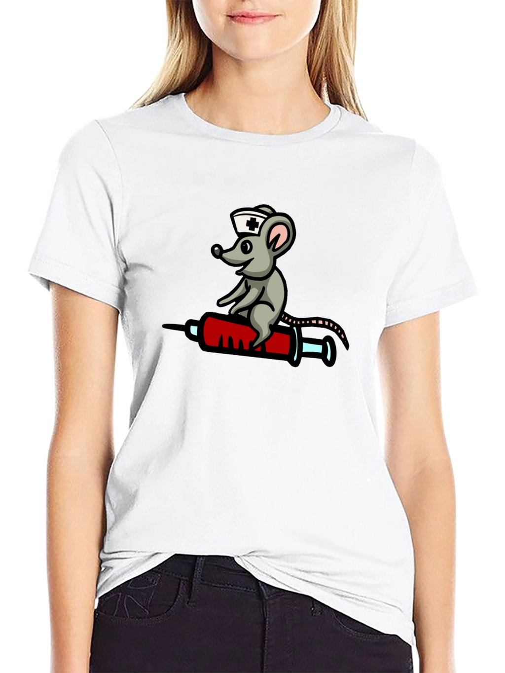 Nurse Rat Black T-Shirt