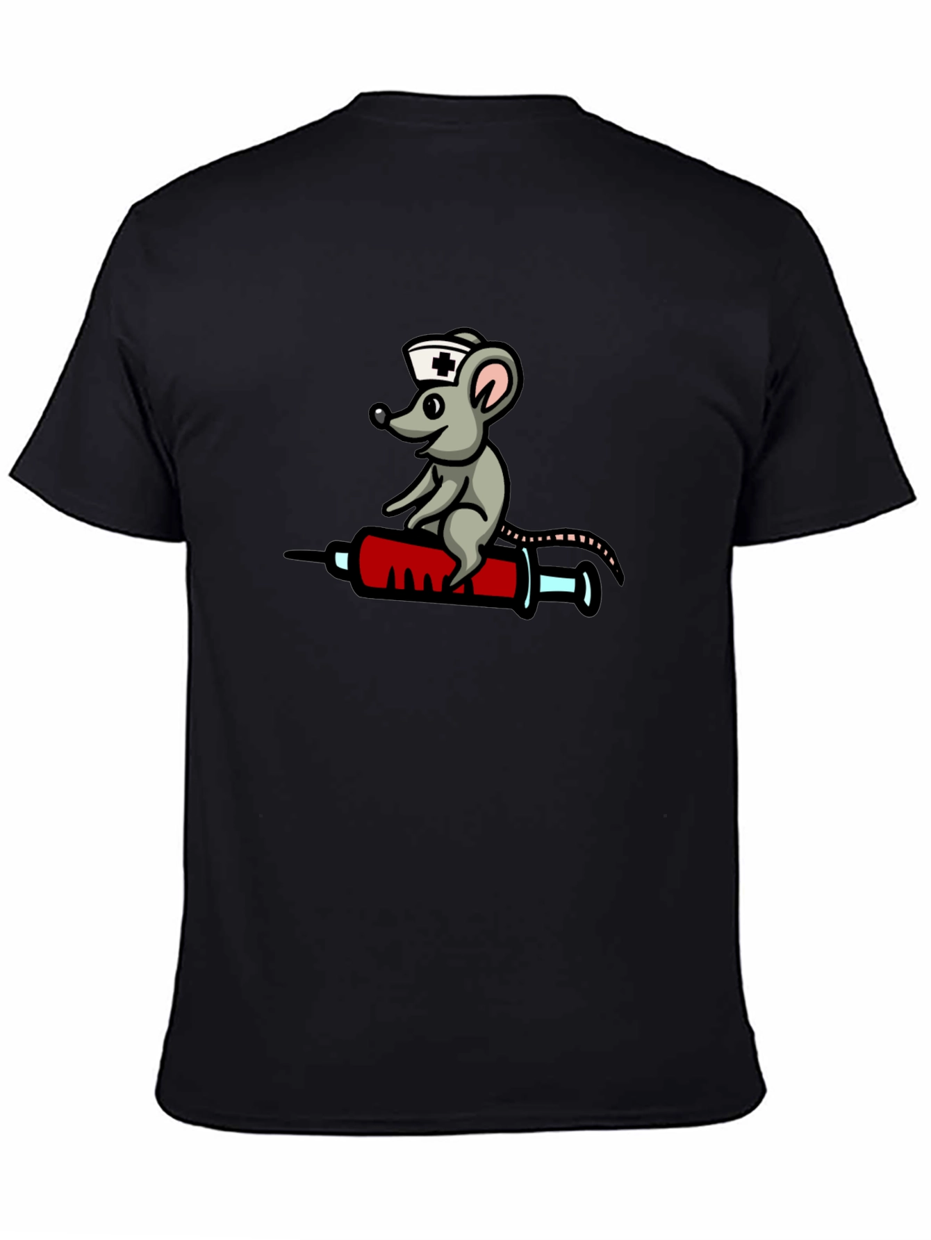 Nurse Rat Black T-Shirt