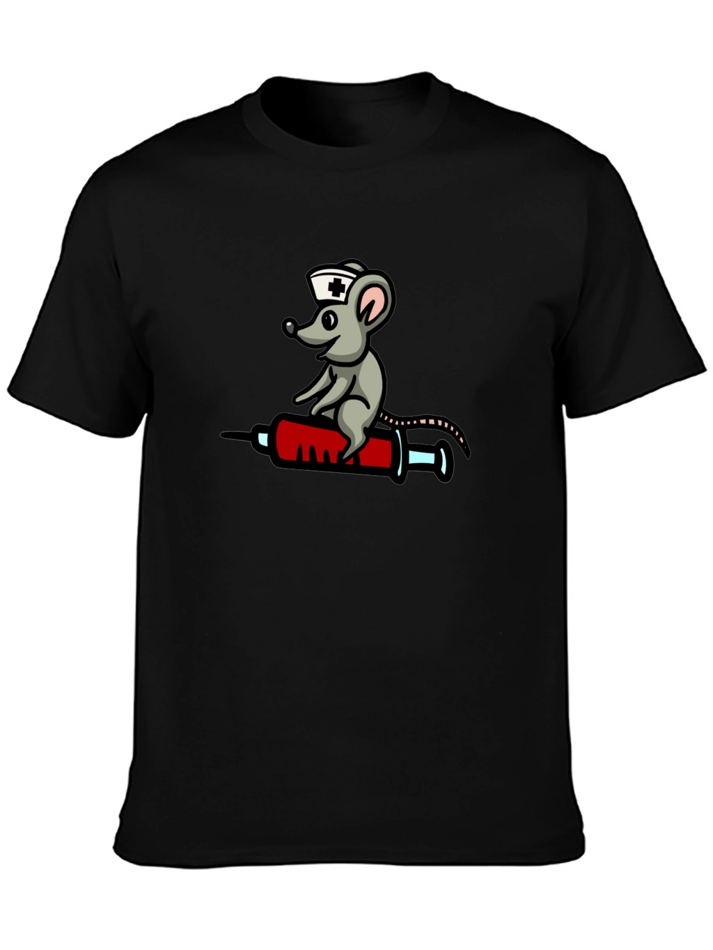 Nurse Rat Black T-Shirt