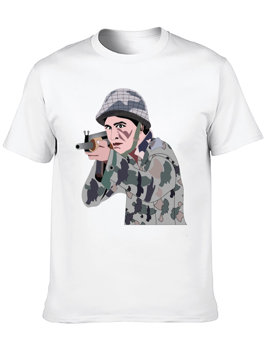 Soldier Graphic Black T-Shirt