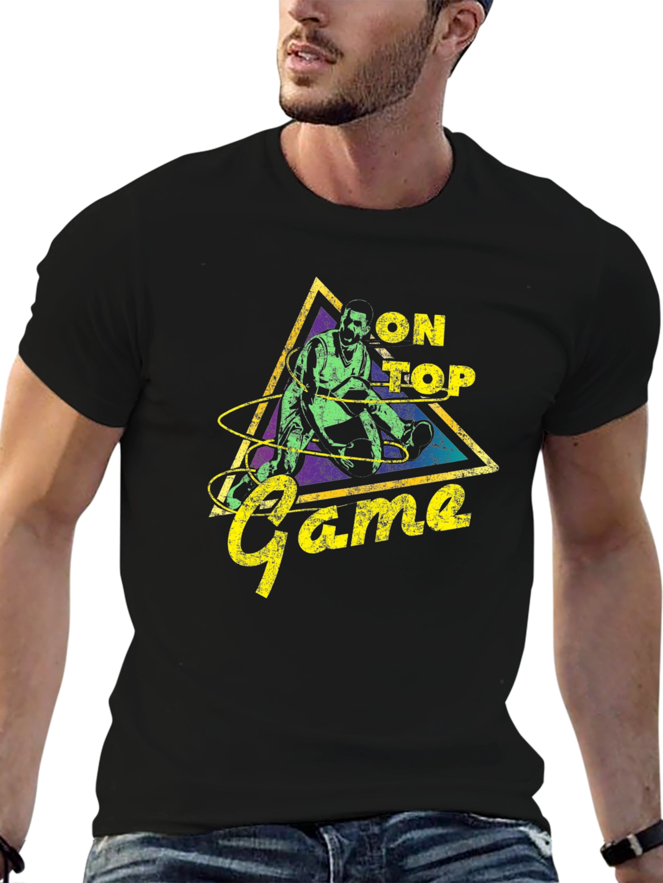 On Top Game Graphic Tee - Trendy Streetwear