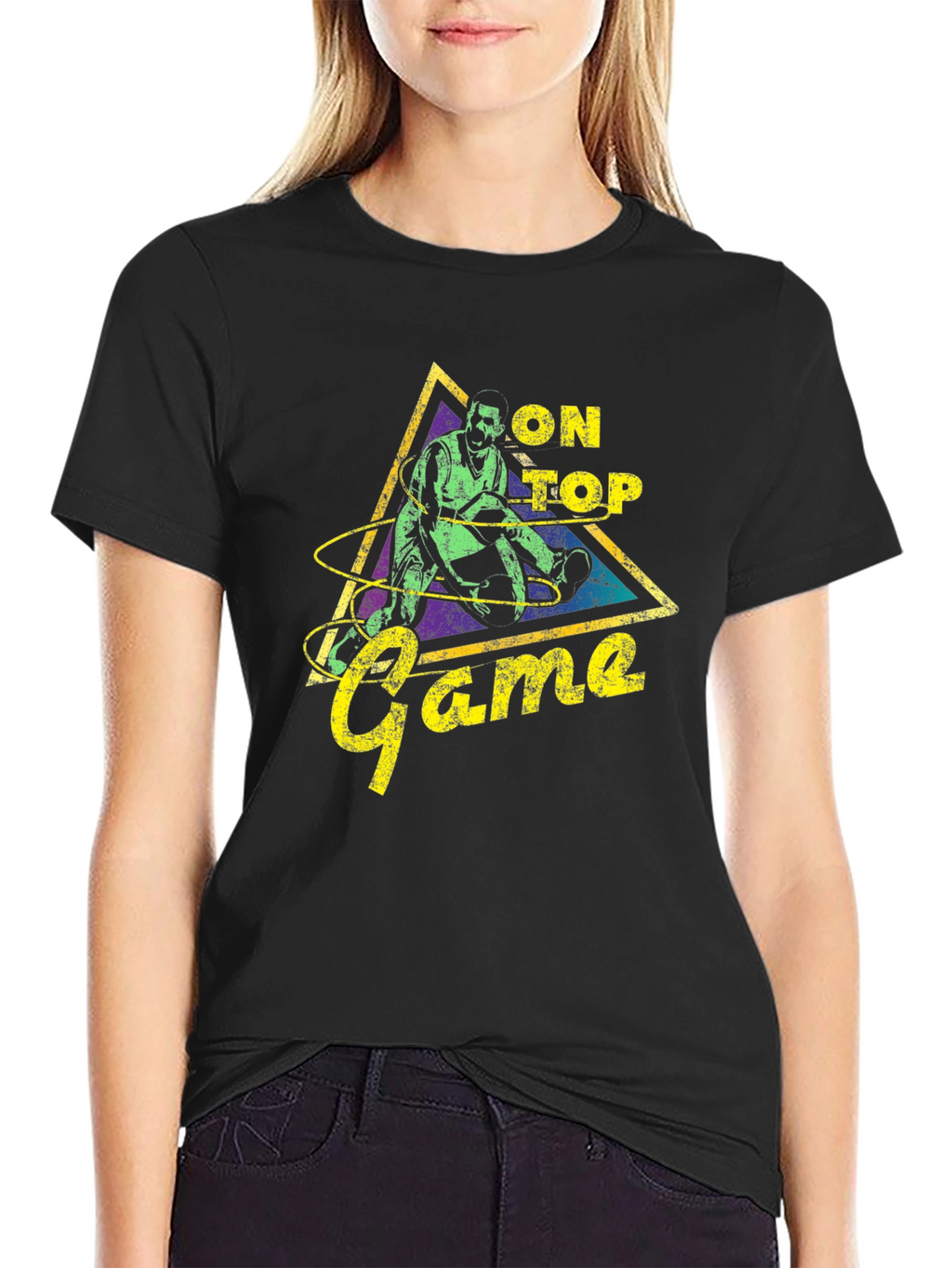 On Top Game Graphic Tee - Trendy Streetwear