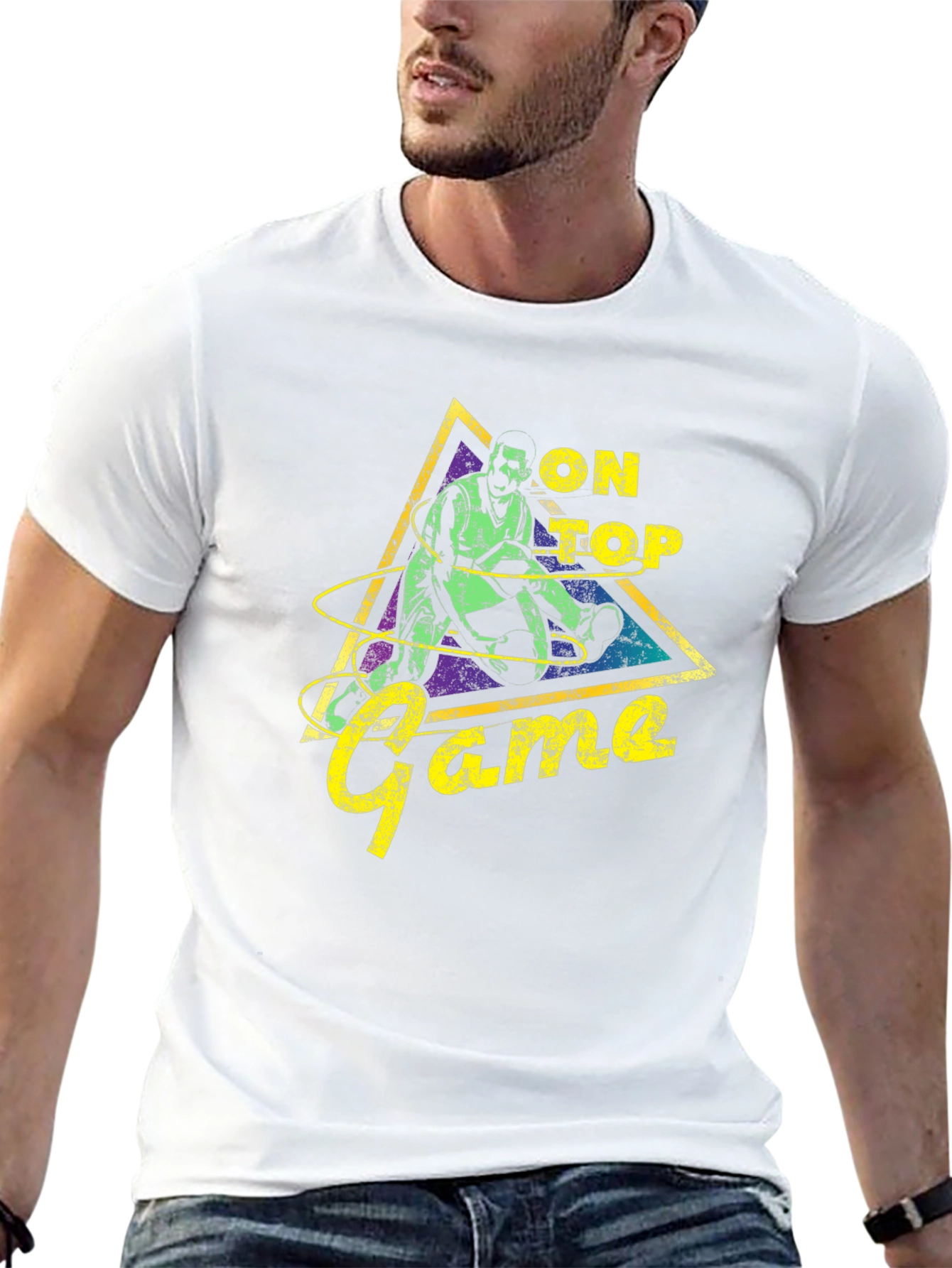 On Top Game Graphic Tee - Trendy Streetwear