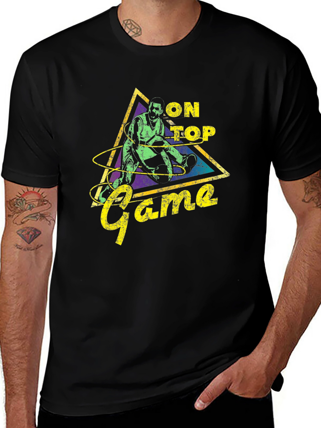 On Top Game Graphic Tee - Trendy Streetwear