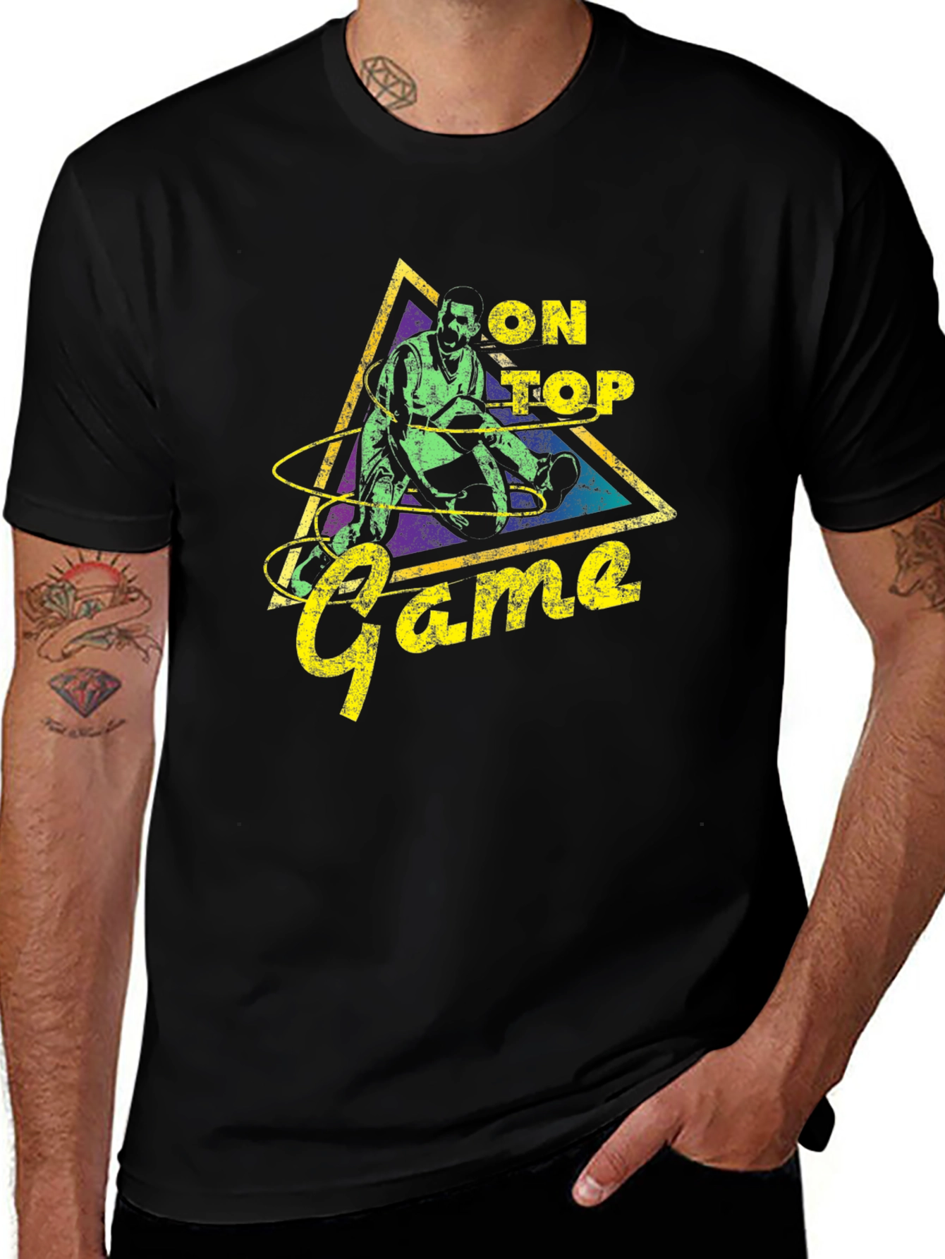 On Top Game Graphic Tee - Trendy Streetwear