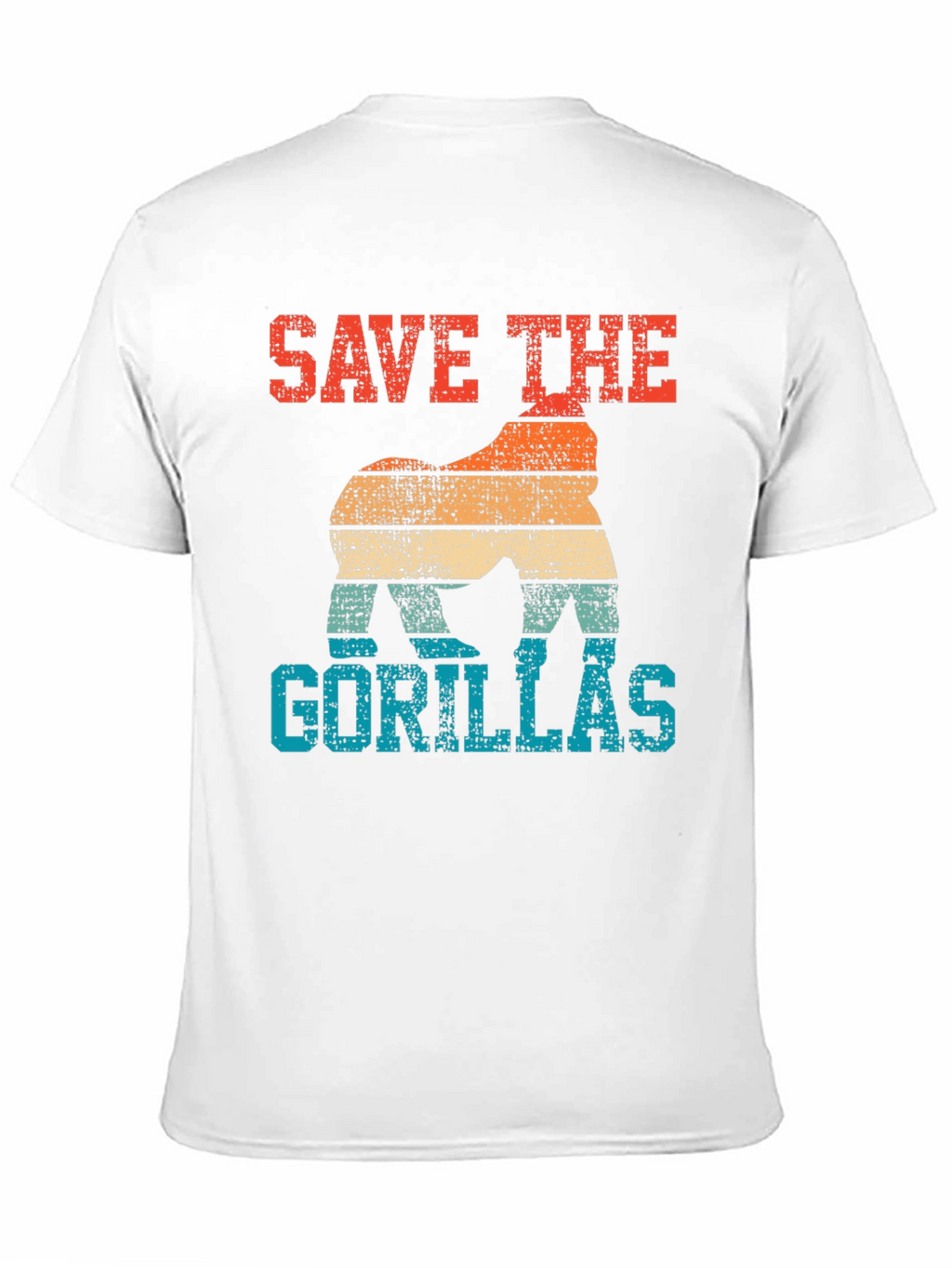 Save the Gorillas Retro T-Shirt