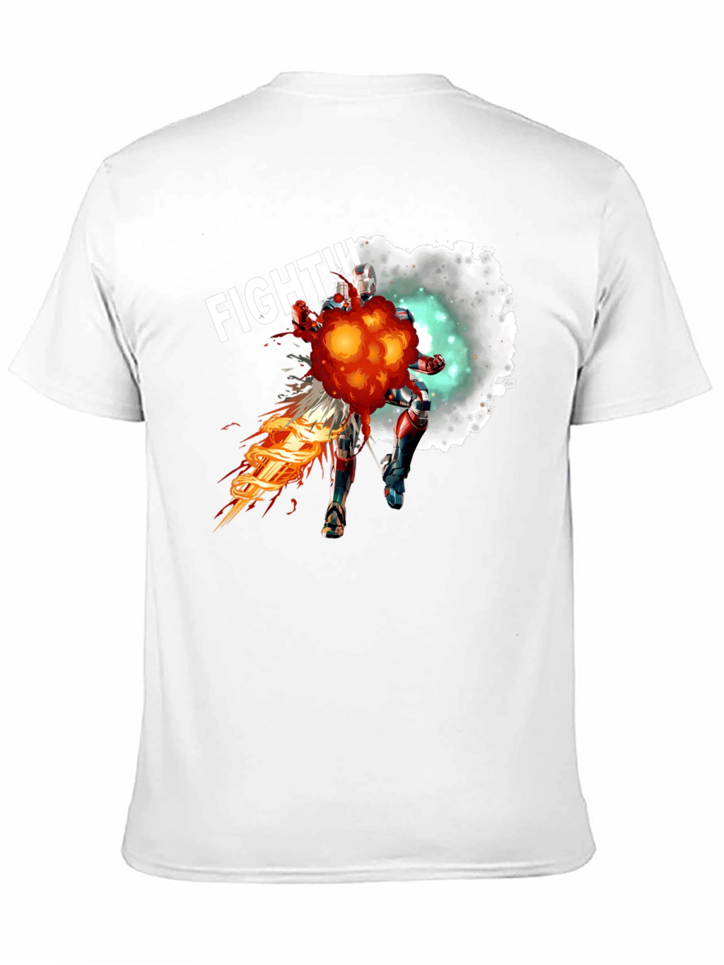 Fighting Hero Graphic T-Shirt - Black