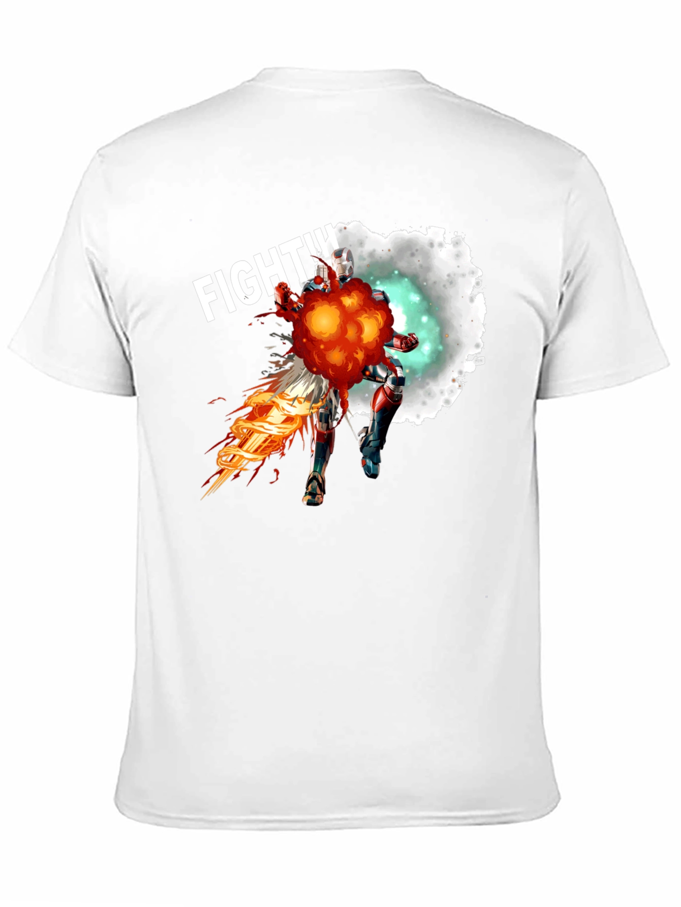 Fighting Hero Graphic T-Shirt - Black