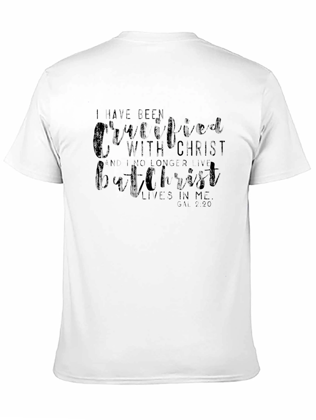 Crucified with Christ Graphic Tee - Black