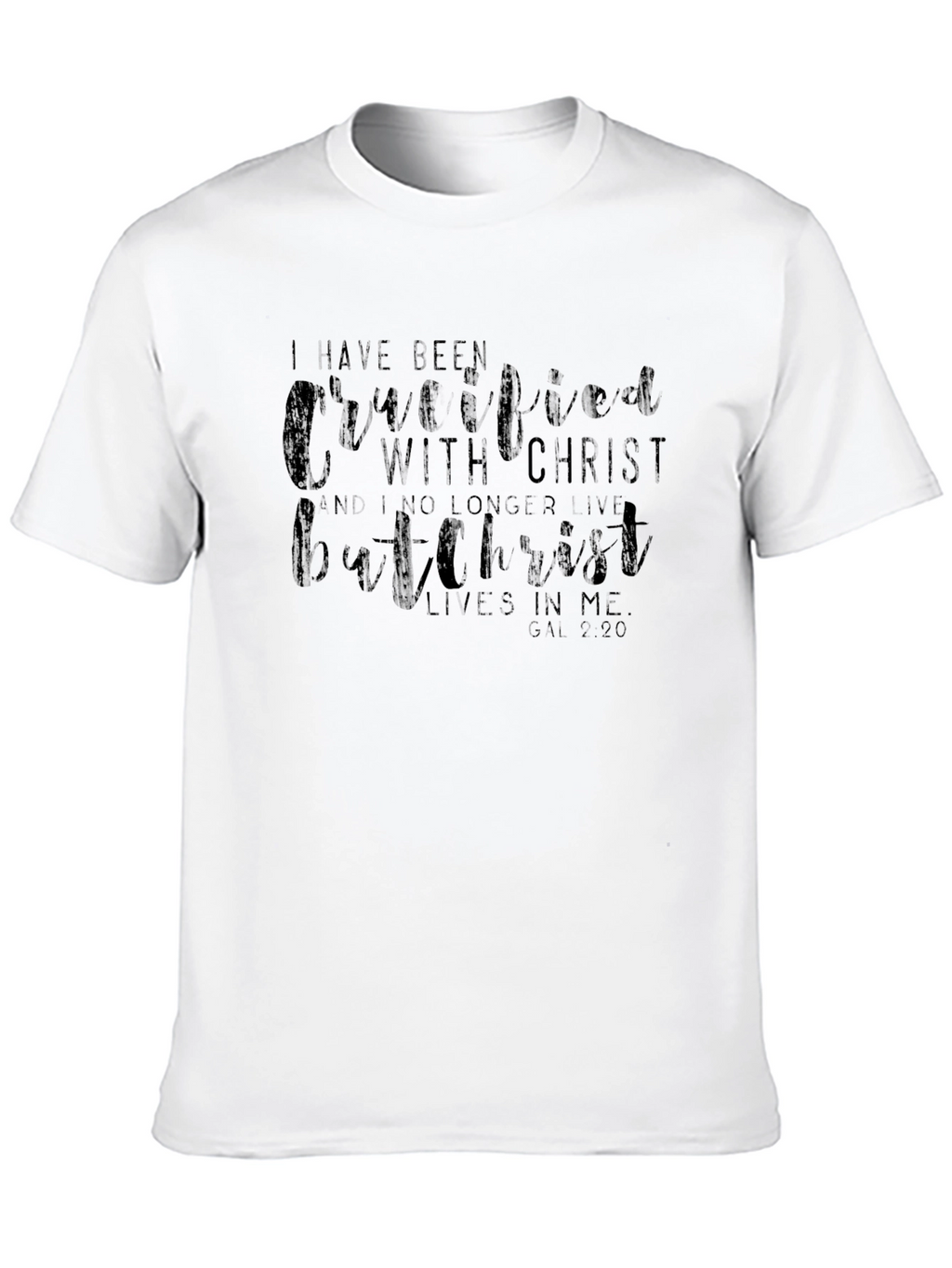 Crucified with Christ Graphic Tee - Black