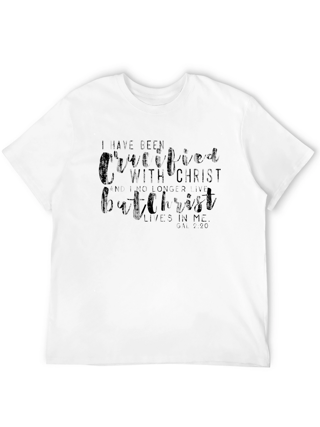 Crucified with Christ Graphic Tee - Black