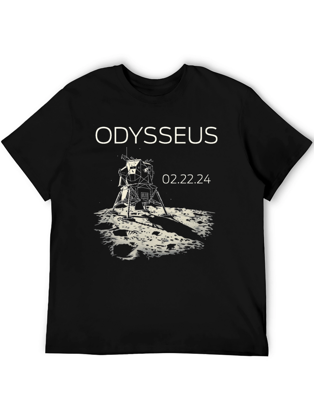 Odysseus Moon Landing T-Shirt - 02.22.24