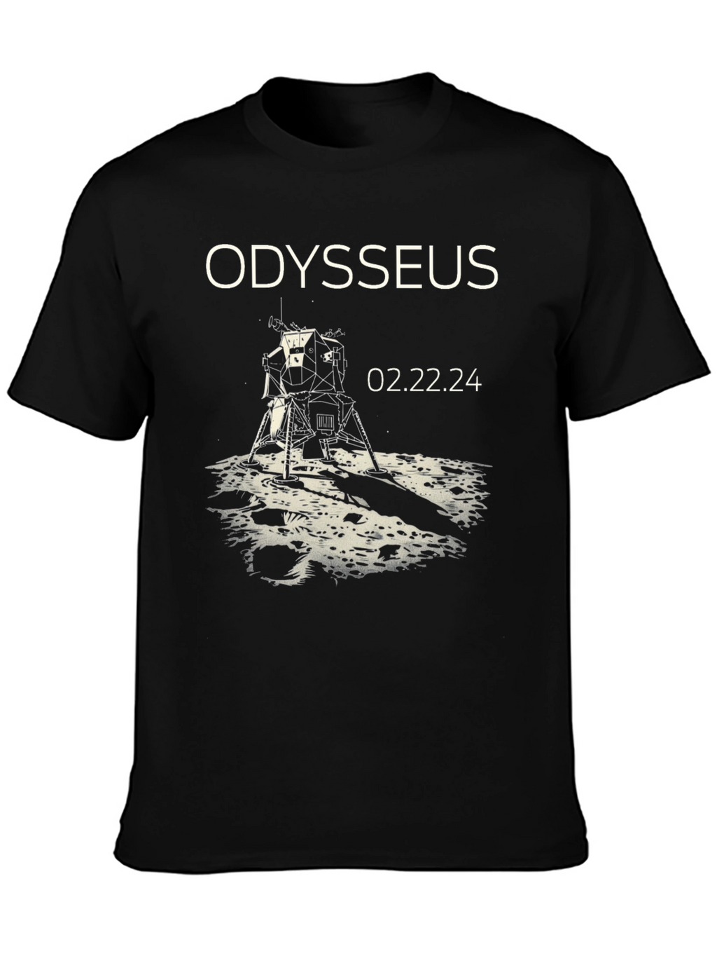 Odysseus Moon Landing T-Shirt - 02.22.24