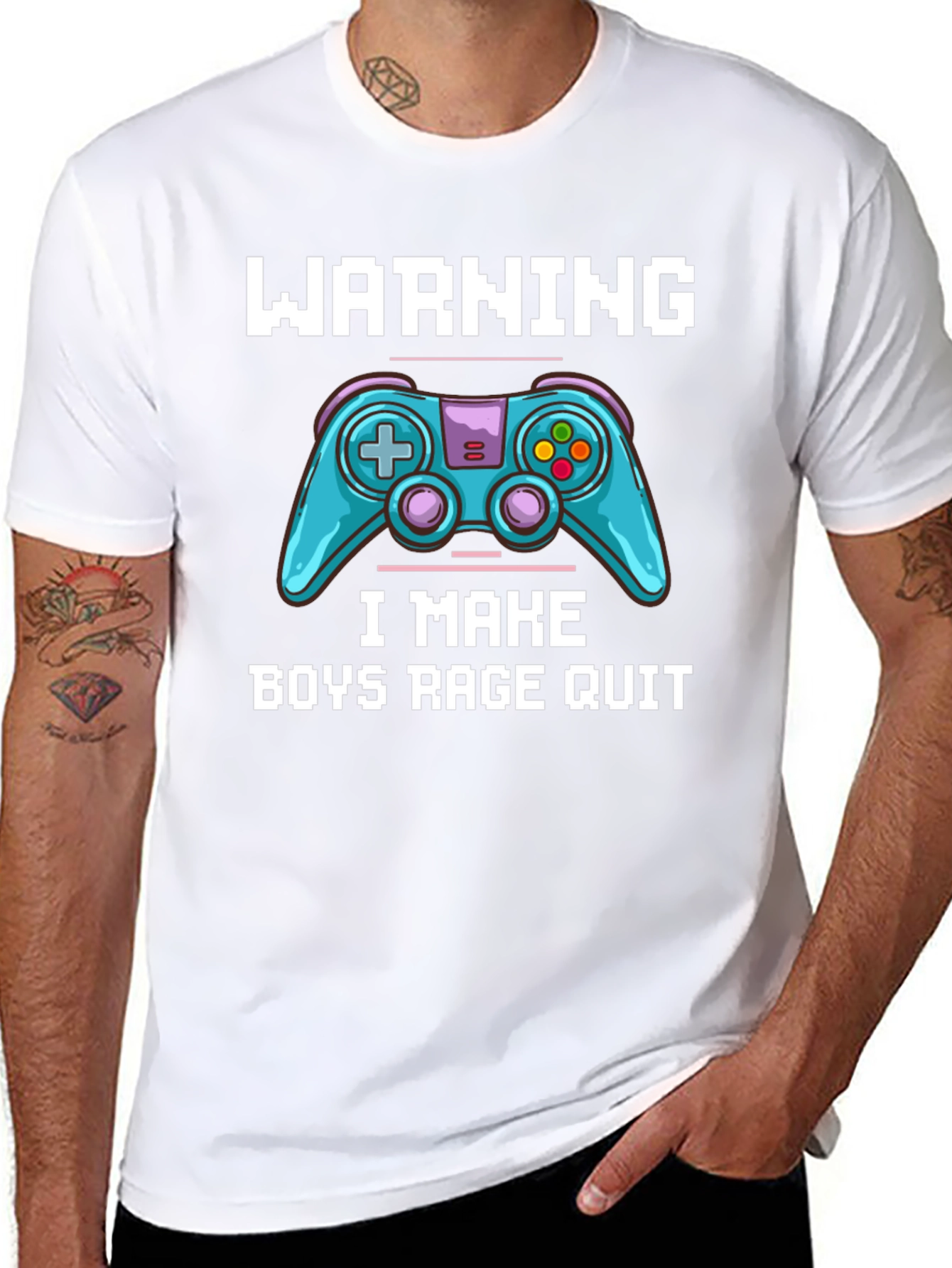 Gamer T-Shirt: Warning I Make Boys Rage Quit