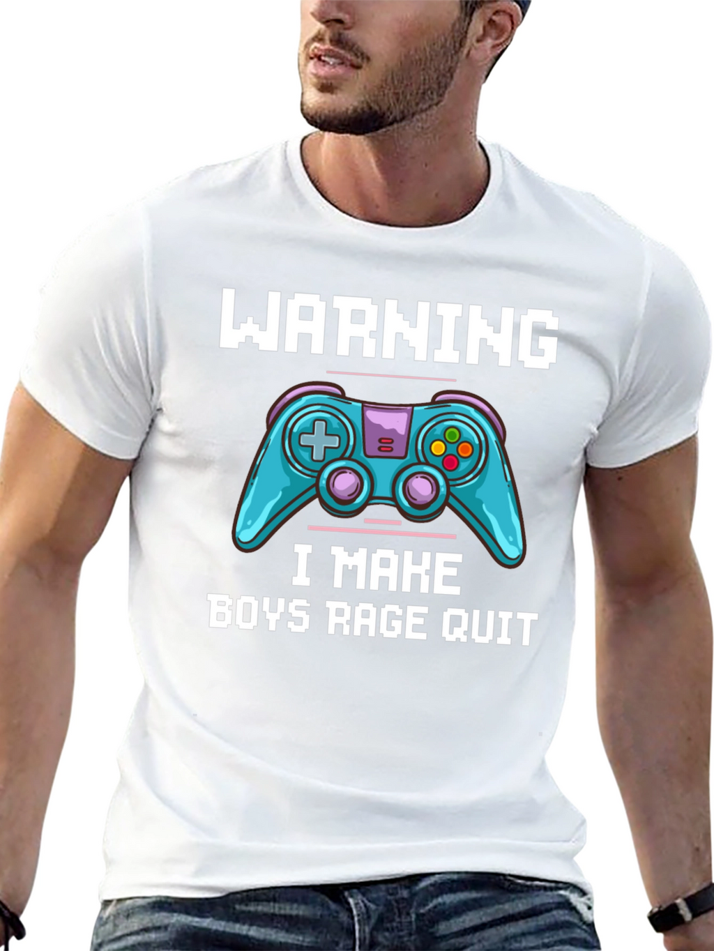 Gamer T-Shirt: Warning I Make Boys Rage Quit