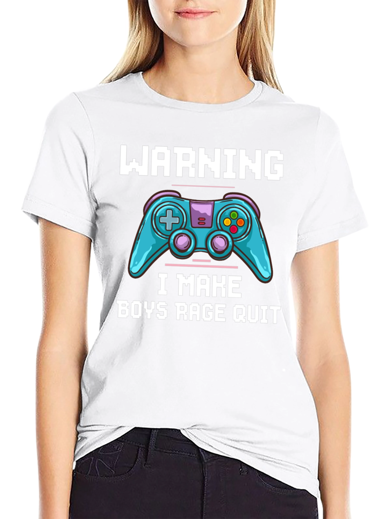 Gamer T-Shirt: Warning I Make Boys Rage Quit
