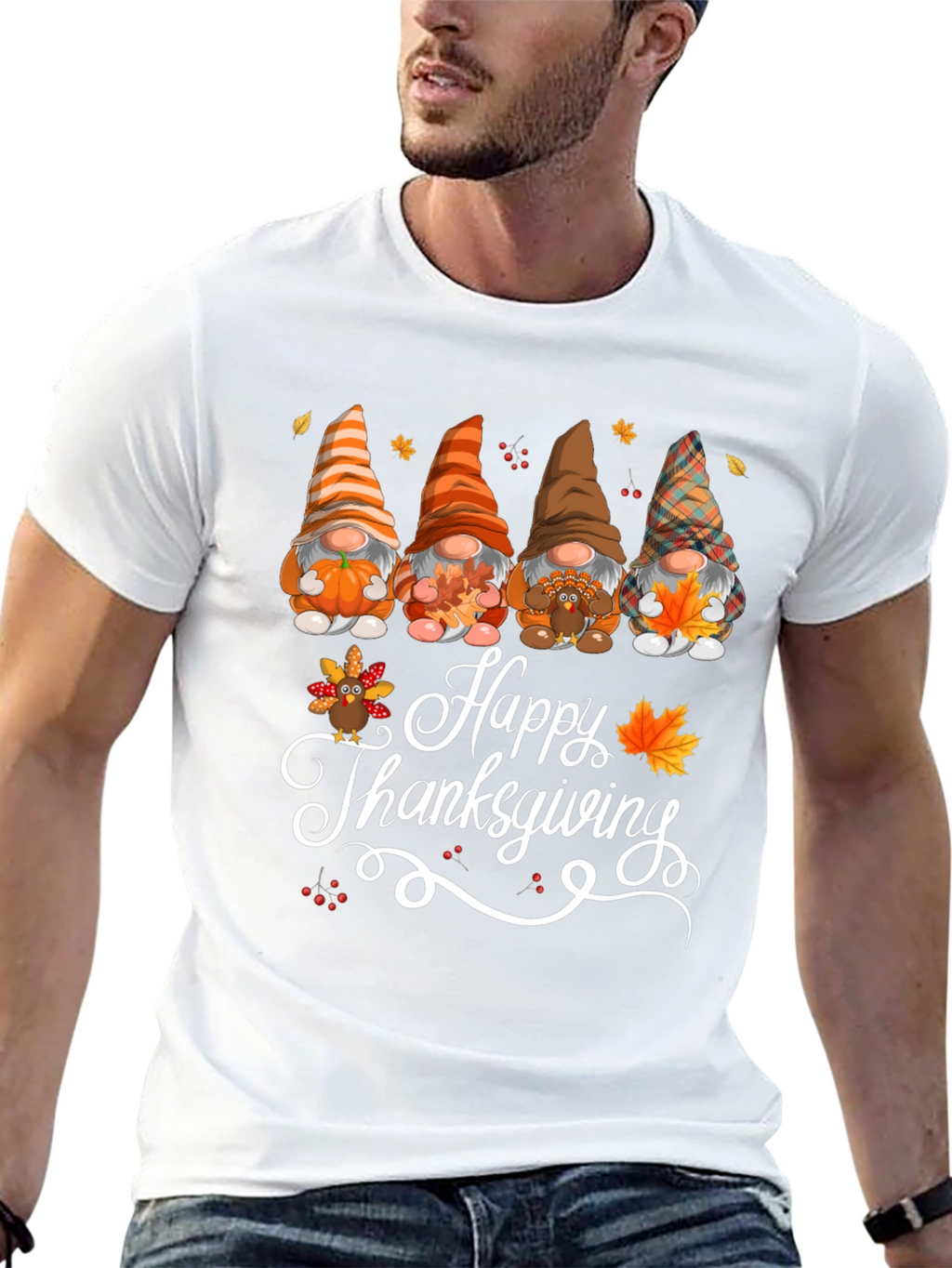 Happy Thanksgiving Gnomes T-Shirt