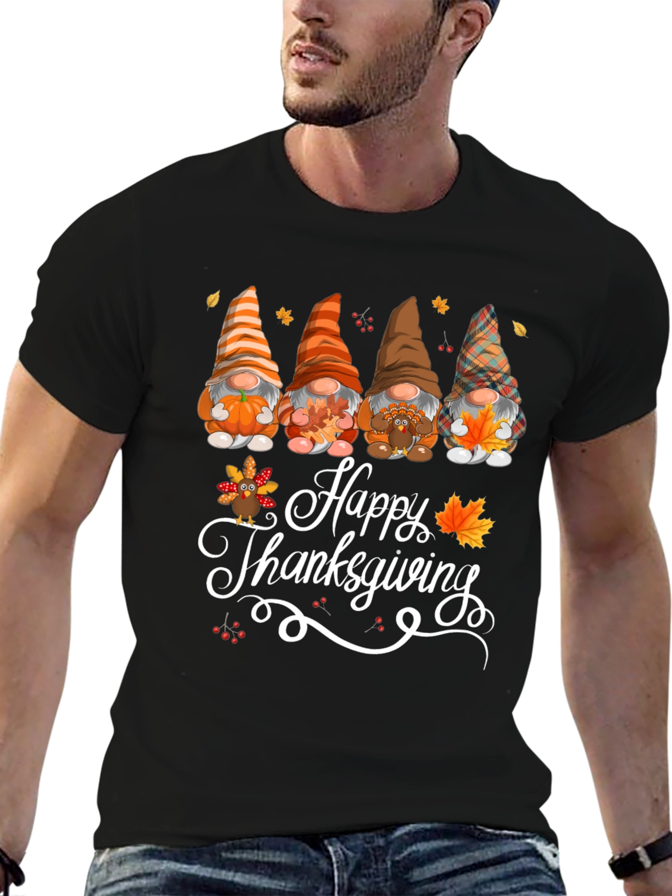 Happy Thanksgiving Gnomes T-Shirt