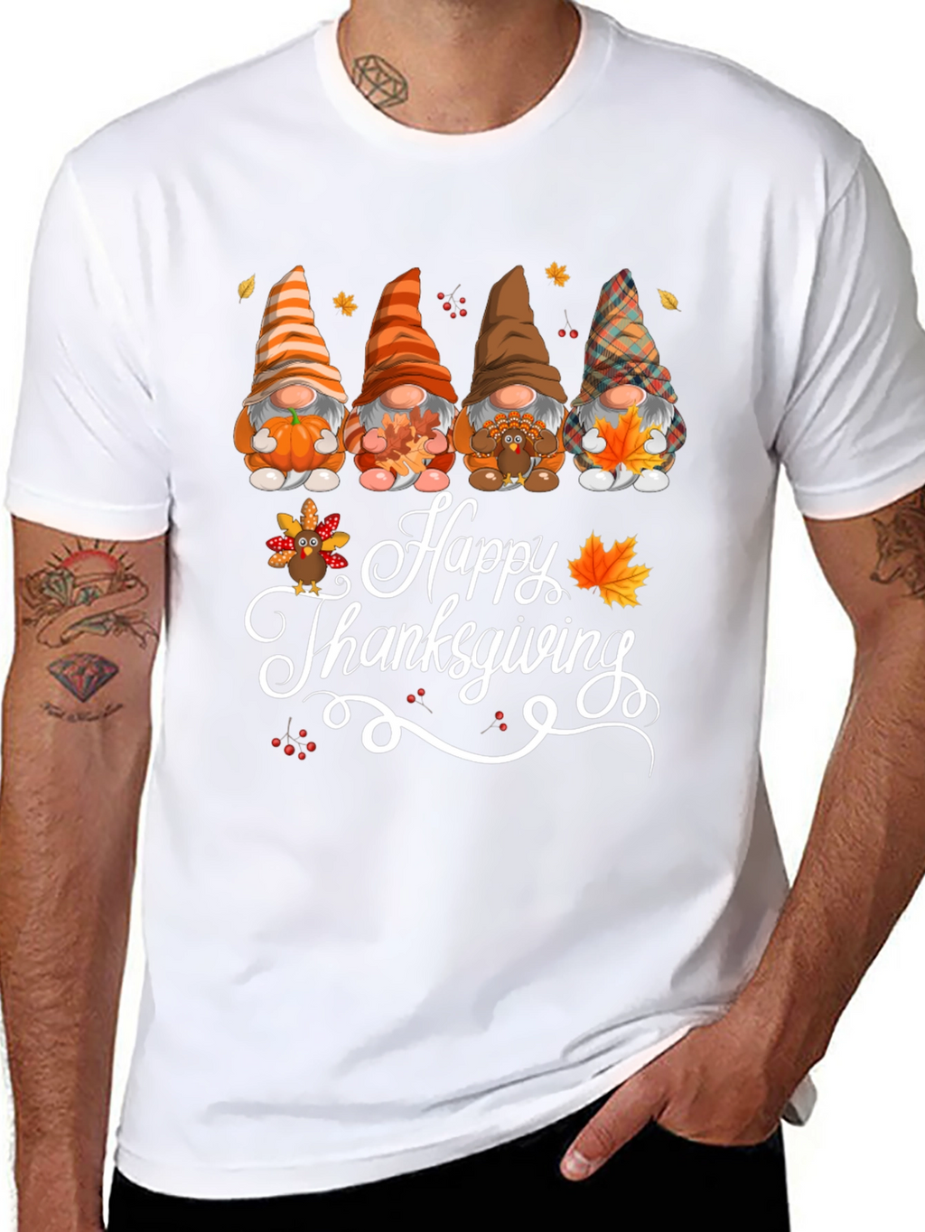 Happy Thanksgiving Gnomes T-Shirt