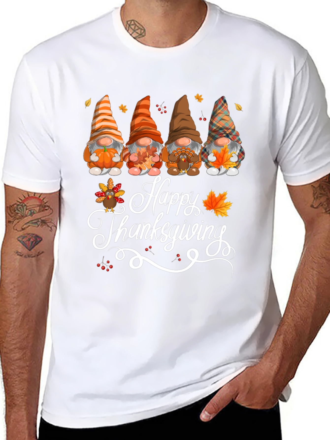 Happy Thanksgiving Gnomes T-Shirt
