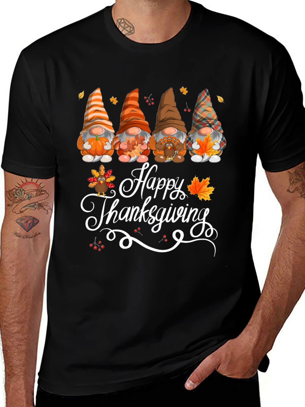 Happy Thanksgiving Gnomes T-Shirt